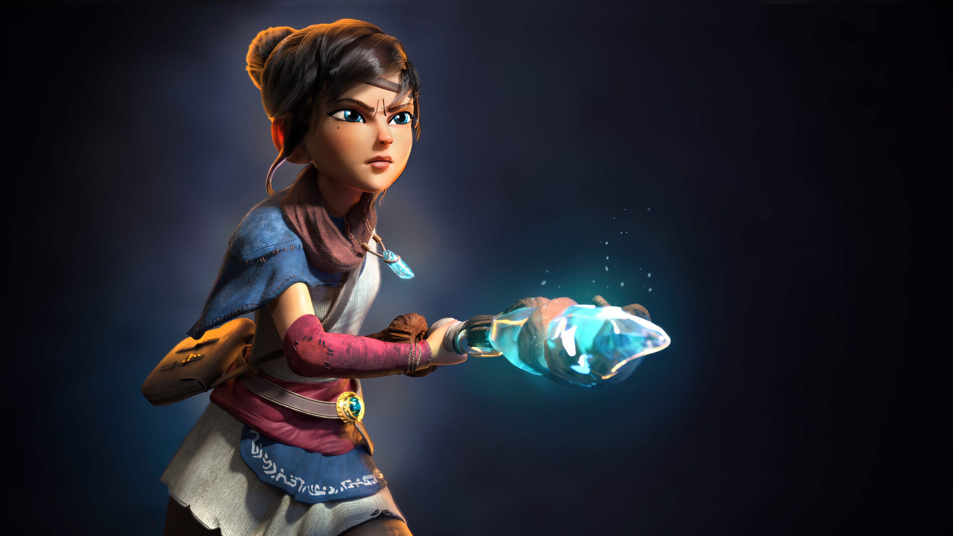 Kena from Kena: Bridge of Spirits HD Wallpaper