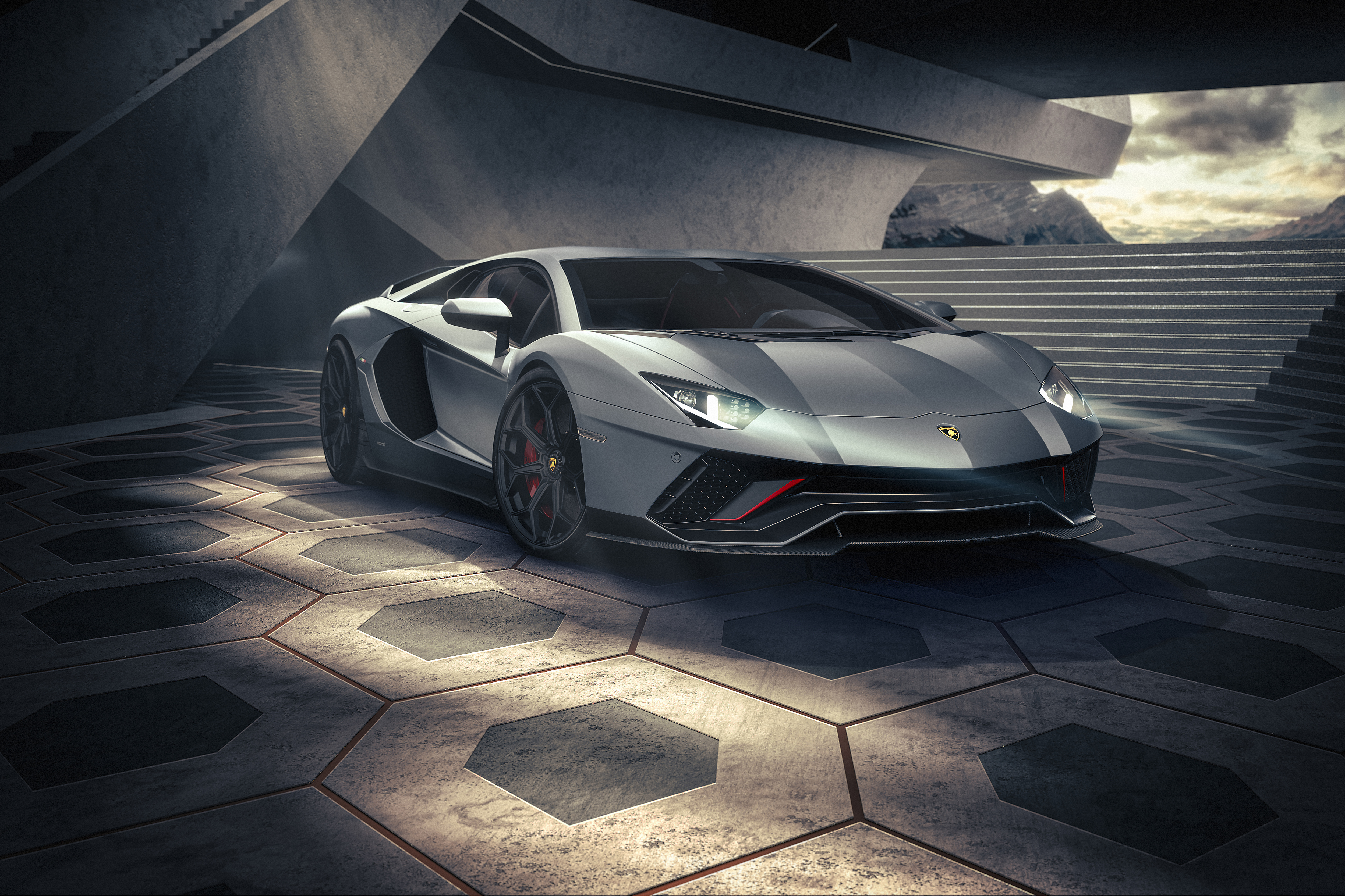 2021 Lamborghini Aventador LP 780-4 Ultimae Supercar HD Wallpaper