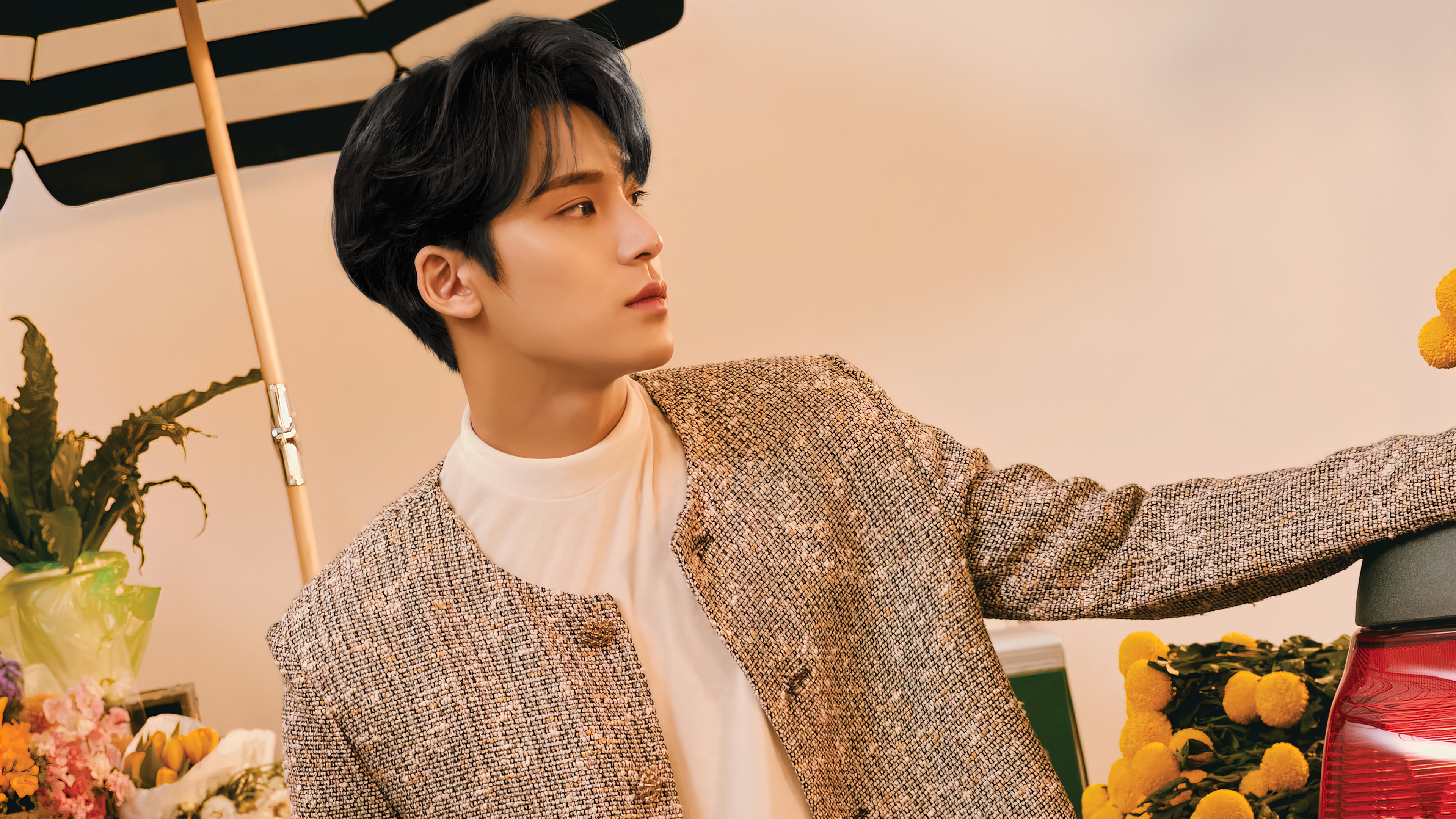 Mingyu from Seventeen Ready to Love 4K HD Wallpaper
