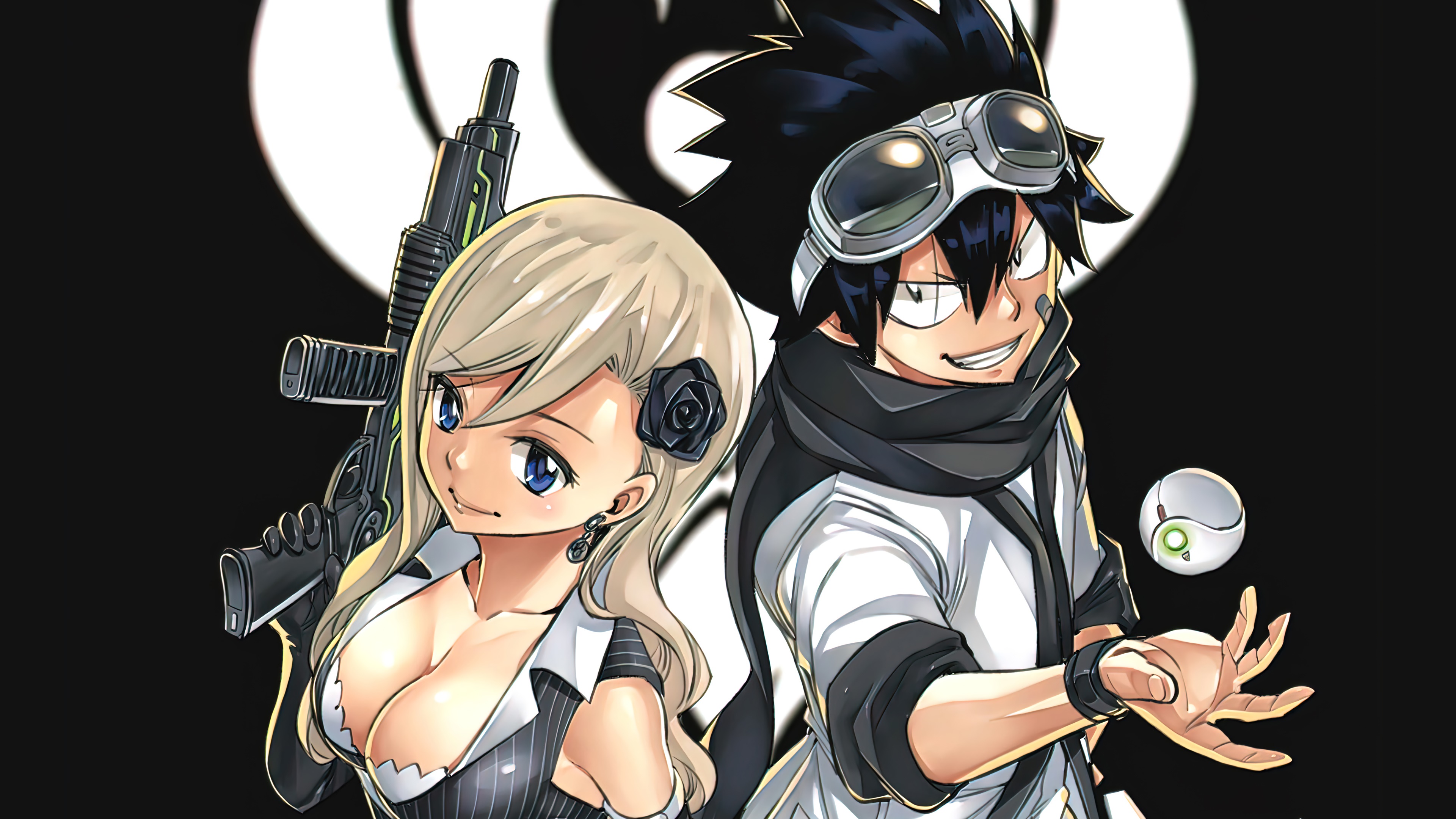 Rebecca and Shiki from Edens Zero 4K HD Wallpaper