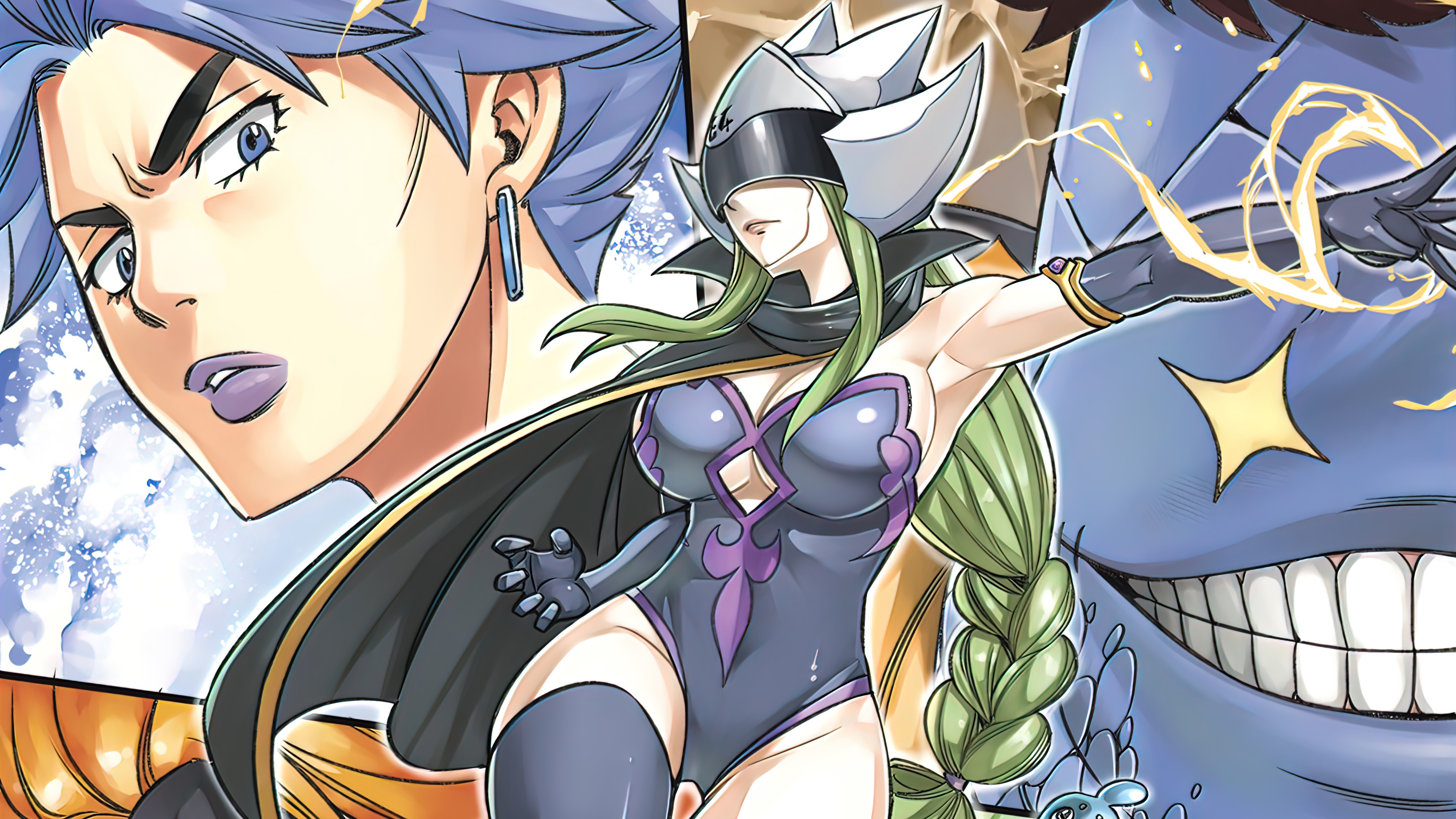 Witch Regret and friend from Edens Zero HD Wallpaper
