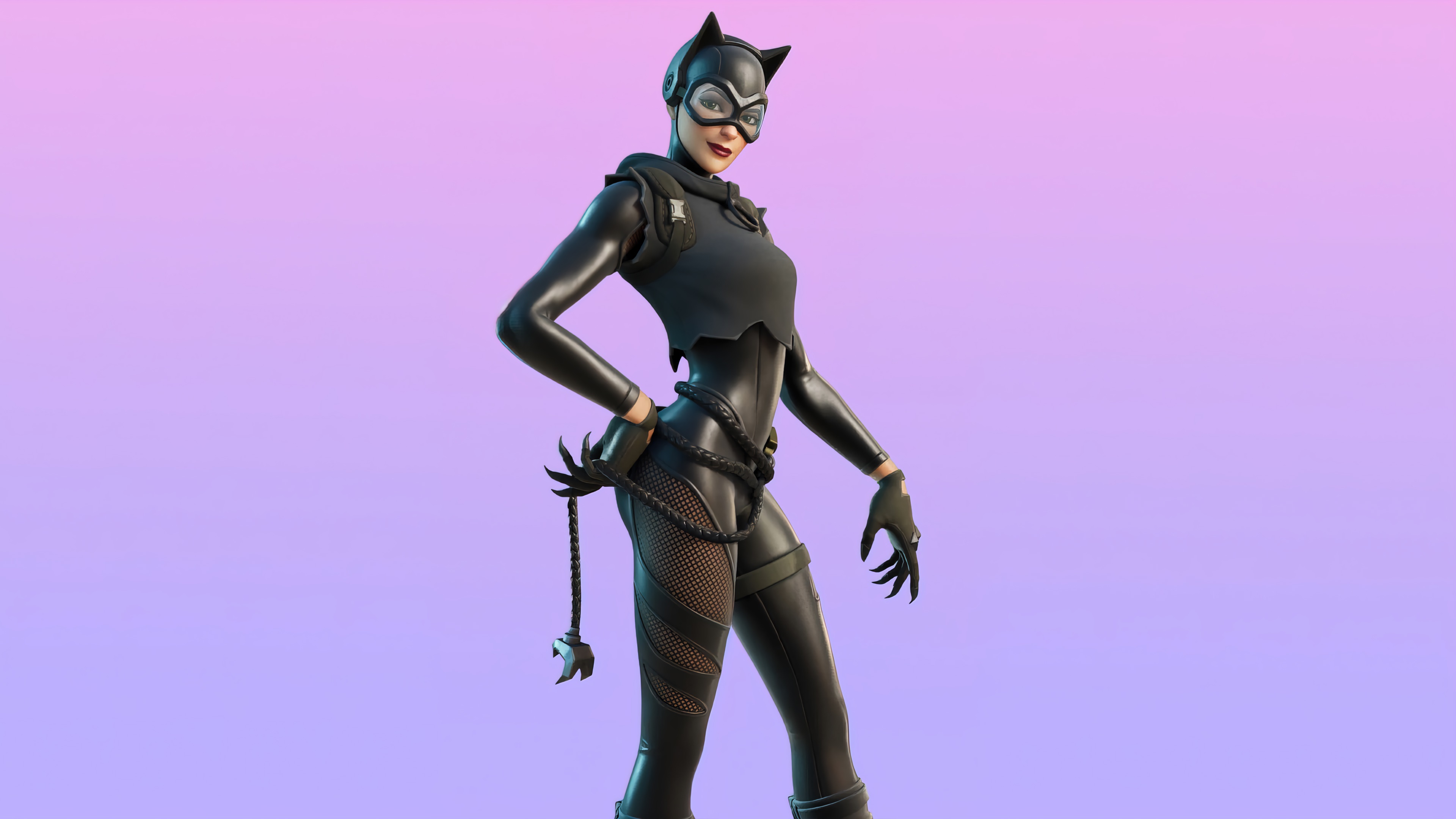 Catwoman from Fortnite 4K HD Wallpaper