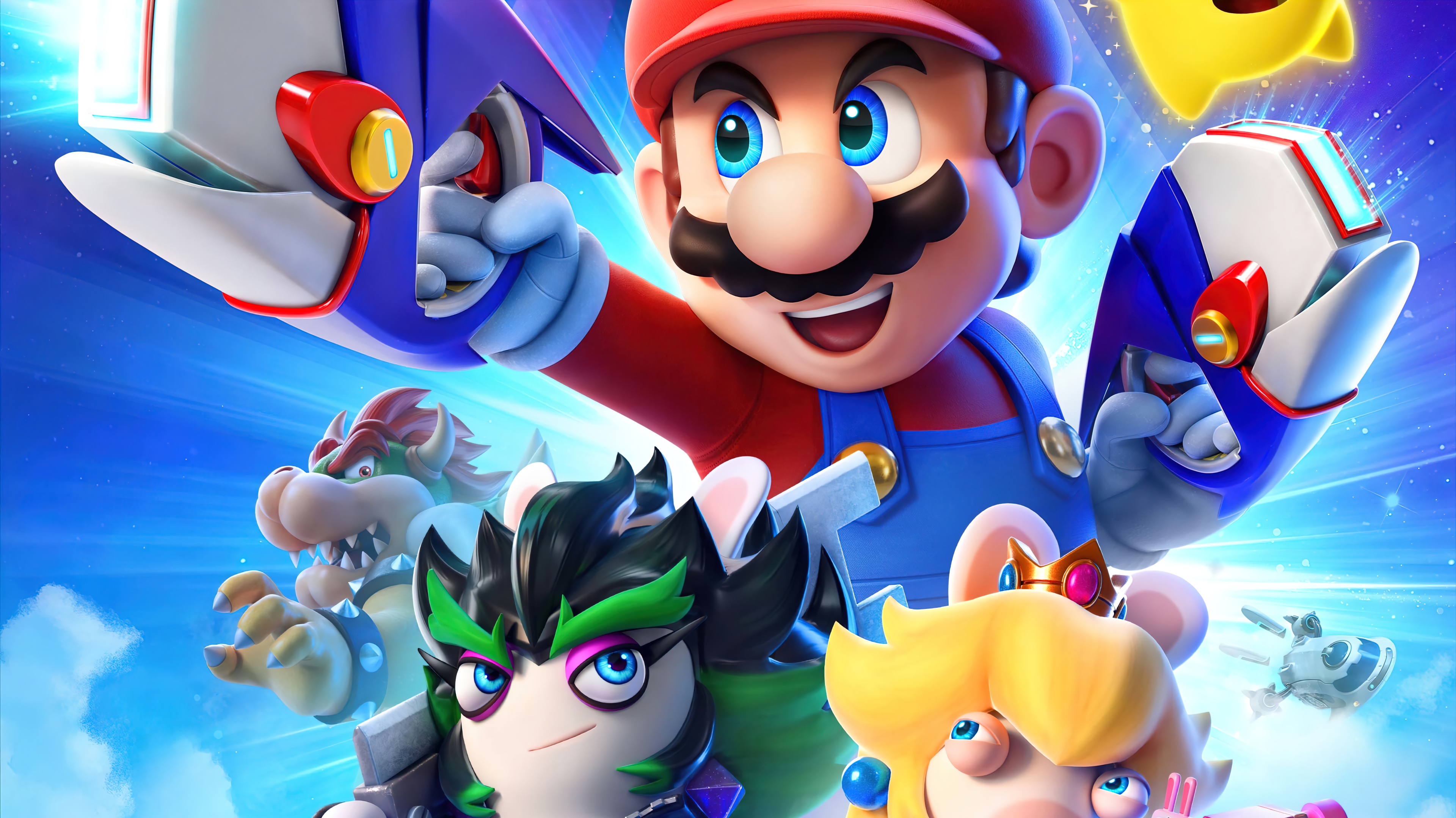 Mario and Rabbids Sparks of Hope 4K HD Wallpaper