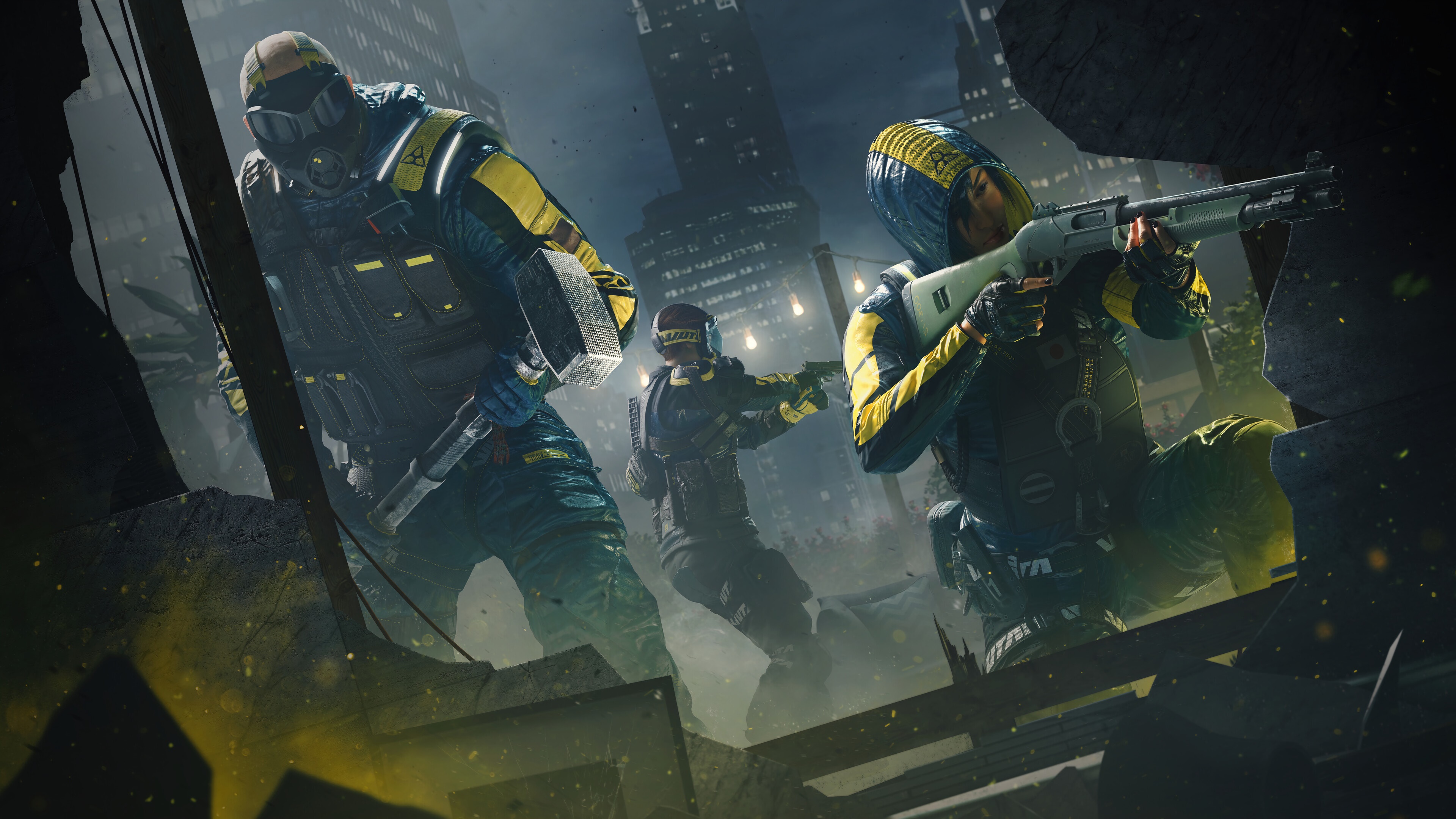 Rainbow Six Extraction: Sledge, Hibana, and Finka in 4K HD Wallpaper
