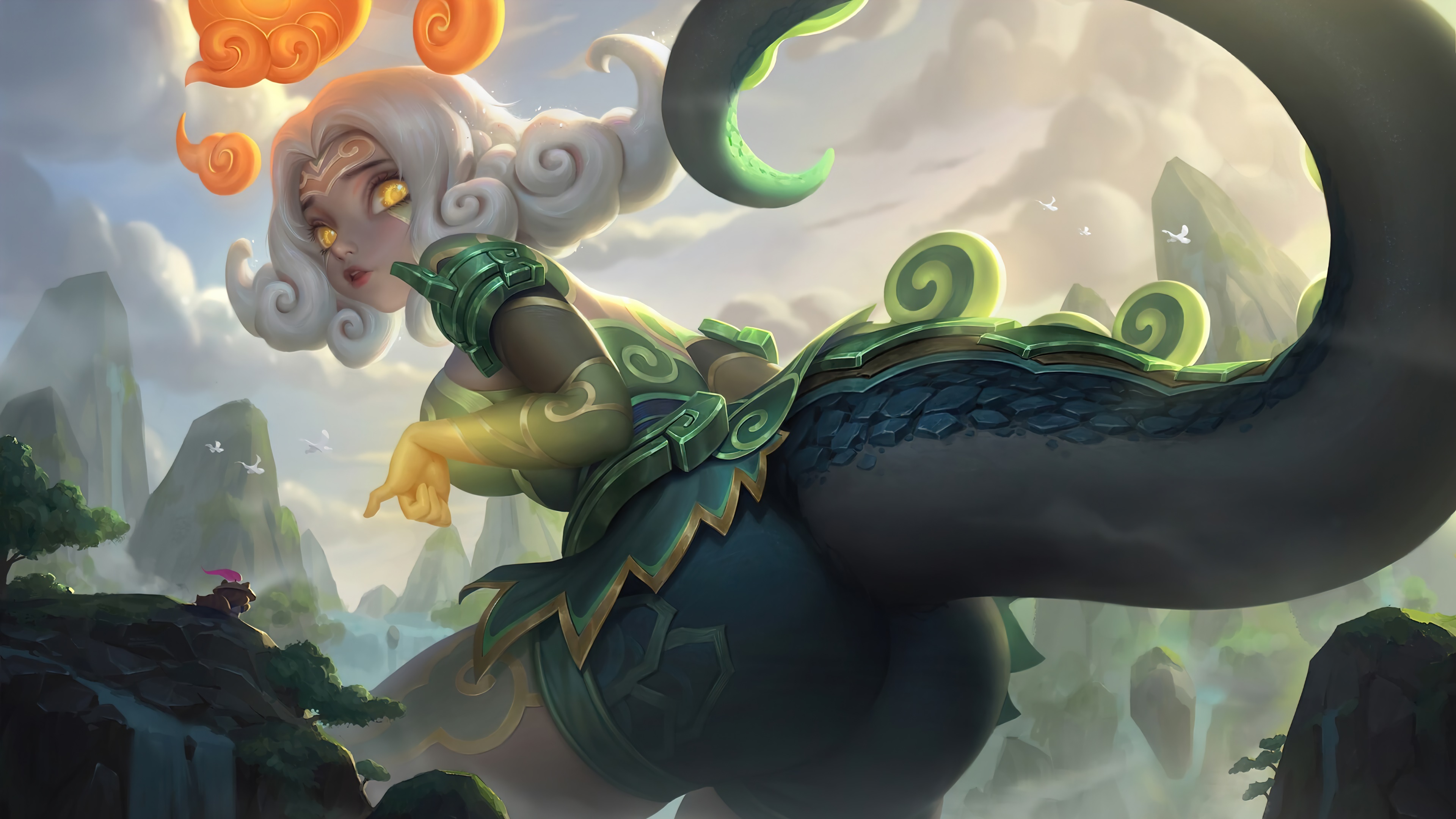 Neeko from League of Legends in Shan Hai HD Wallpaper