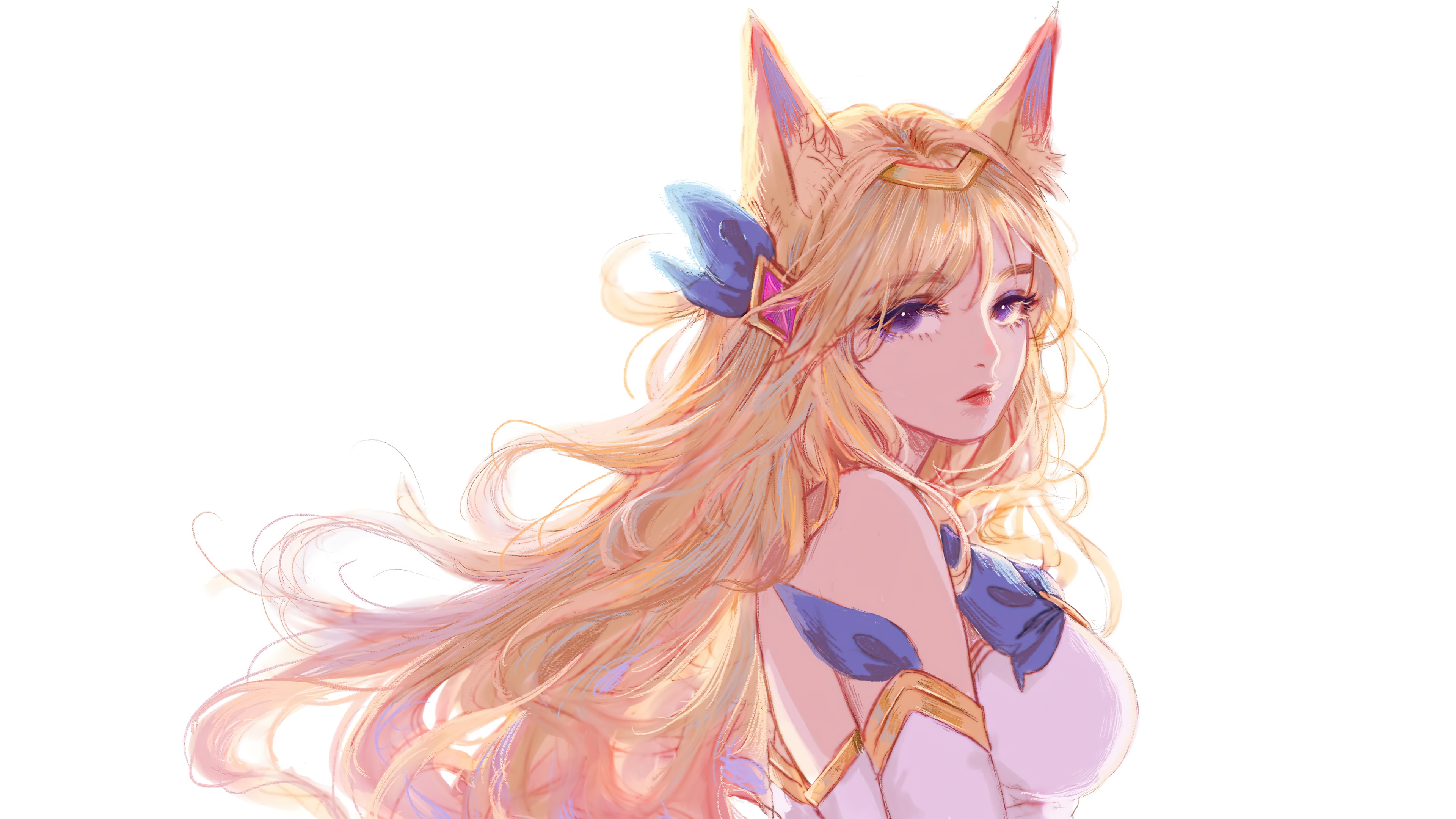 Ahri from League of Legends Star Guardian 4K HD Wallpaper