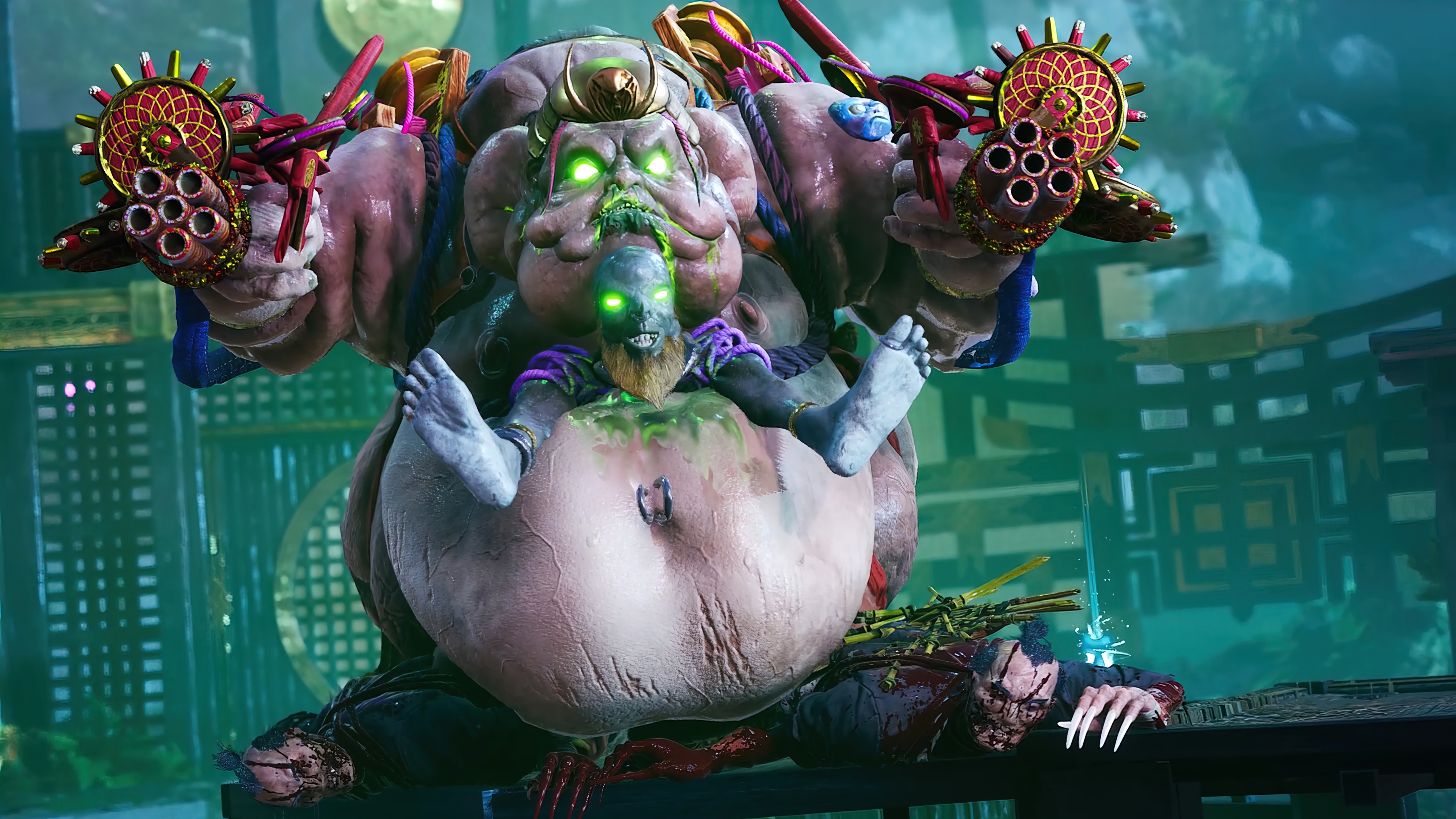 Gassy Obaryion monster from Shadow Warrior 3 HD Wallpaper