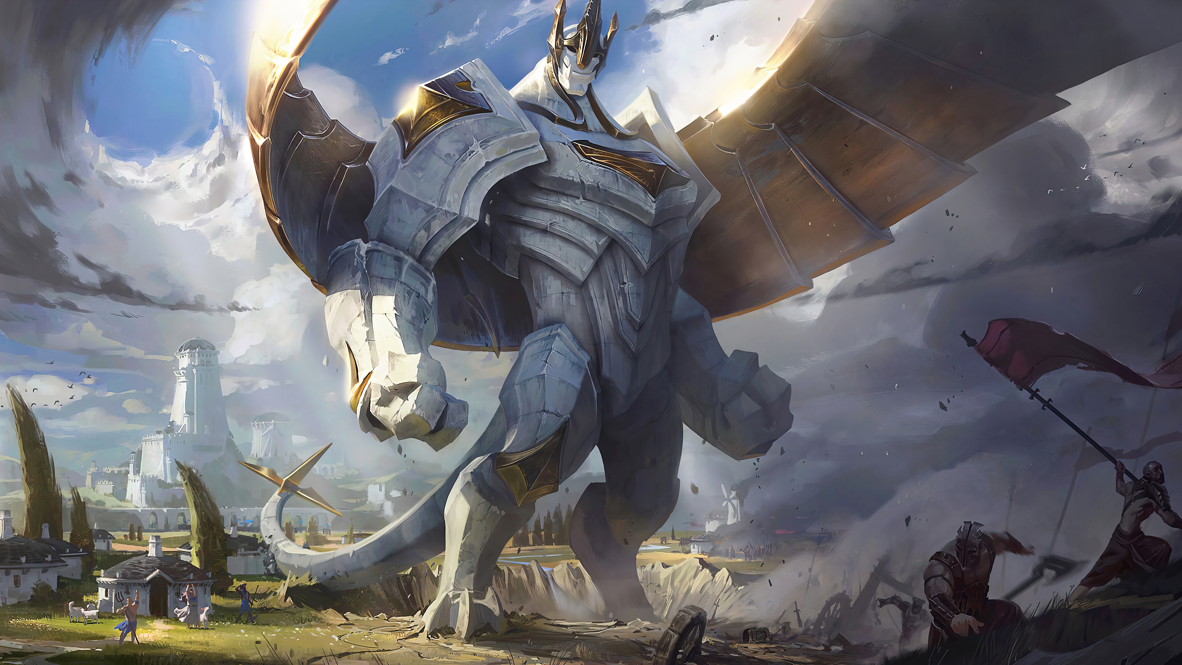 Galio from League of Legends: Wild Rift 4K HD Wallpaper