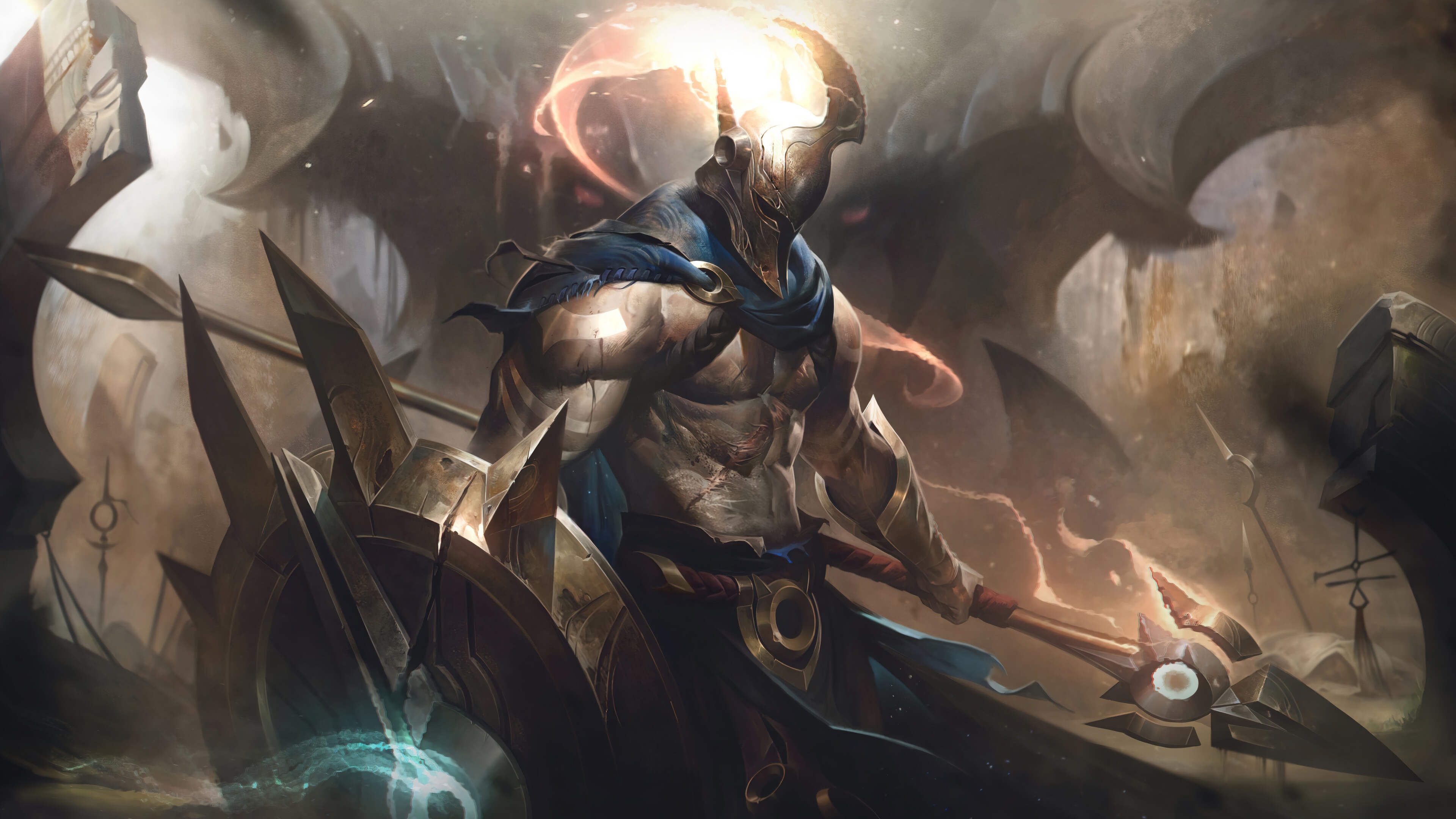Pantheon from League of Legends Wild Rift 4K HD Wallpaper