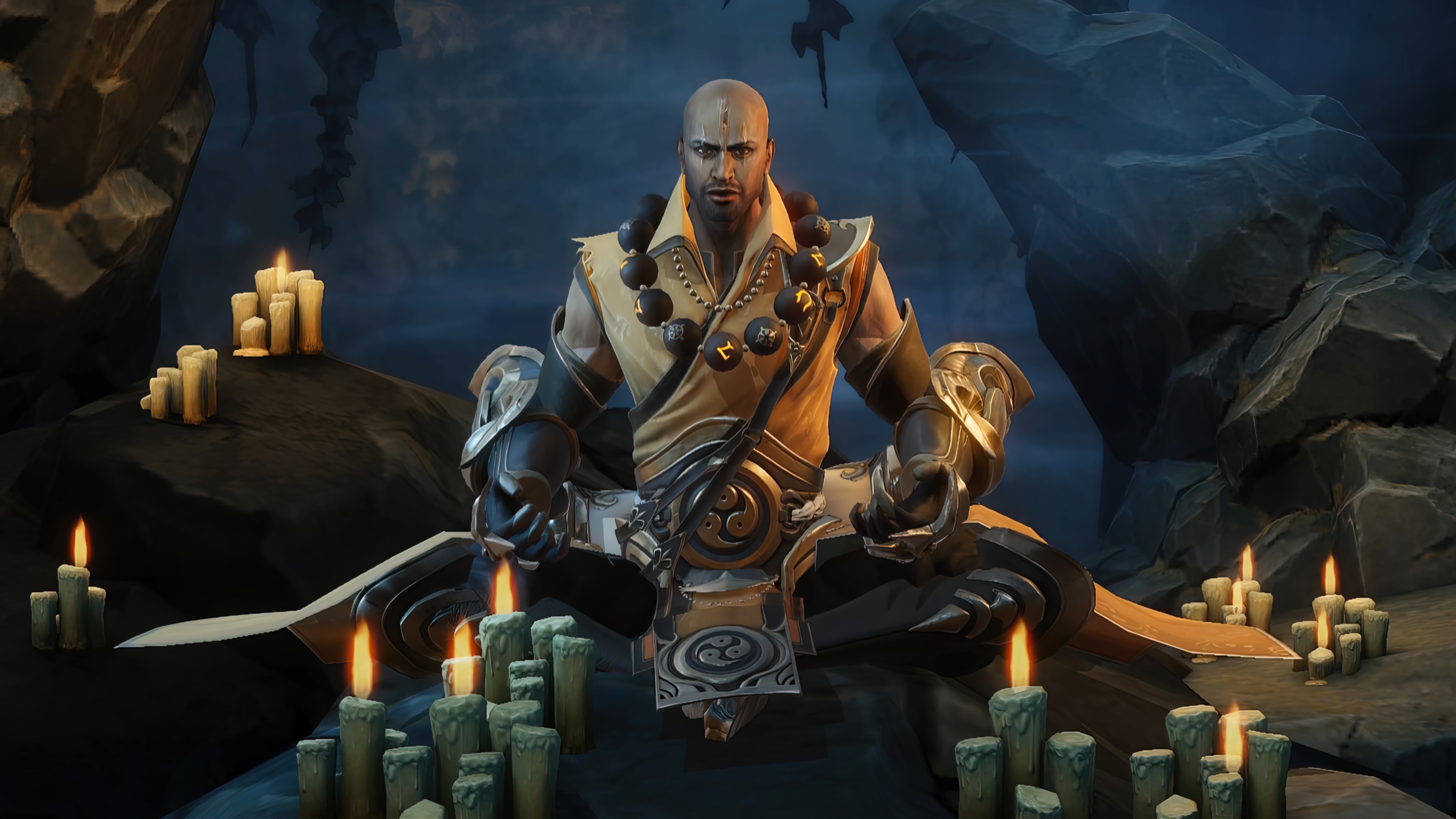 Monk from Diablo Immortal in 4K HD Wallpaper