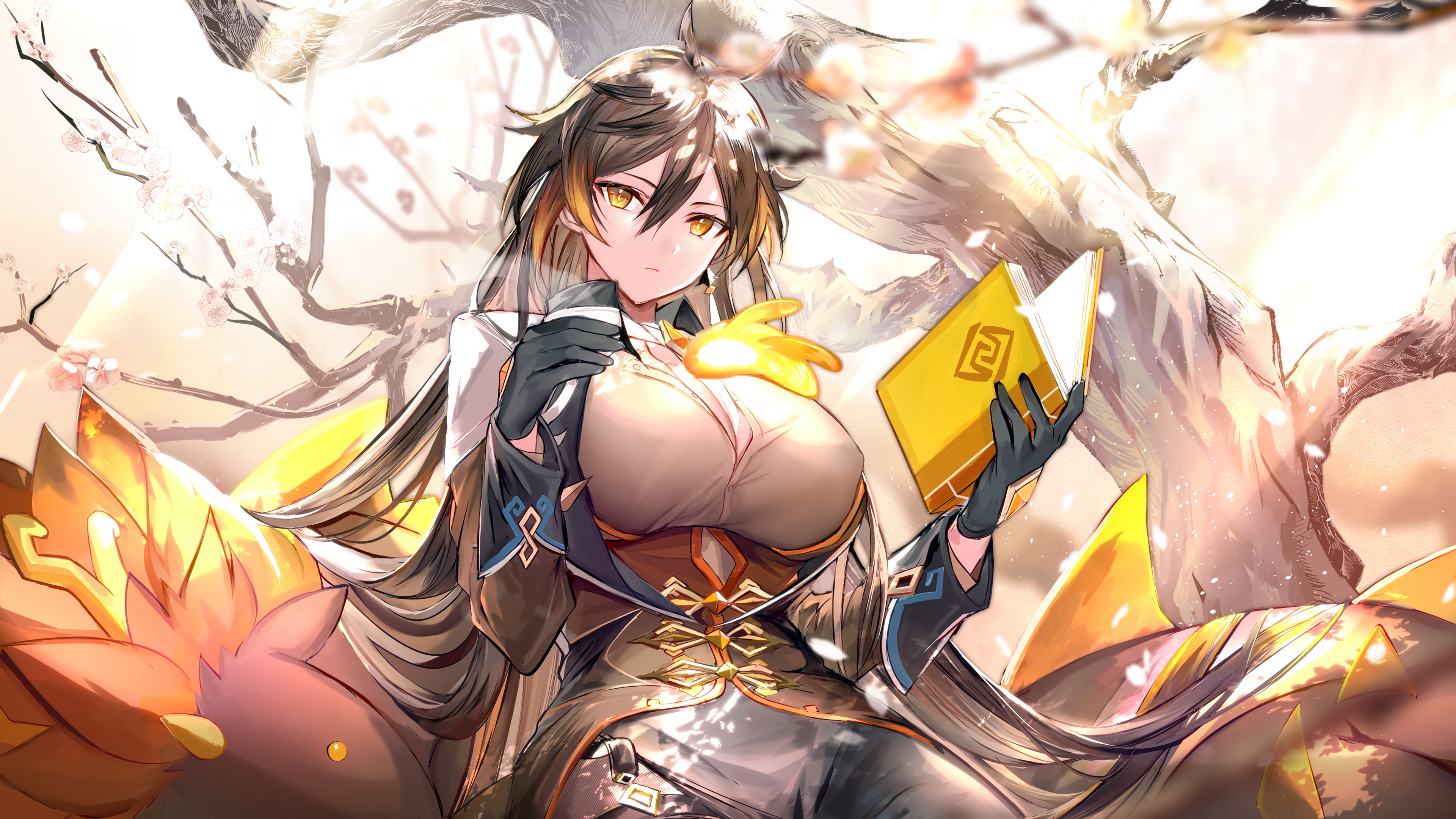 Zhongli from Genshin Impact in HD Wallpaper