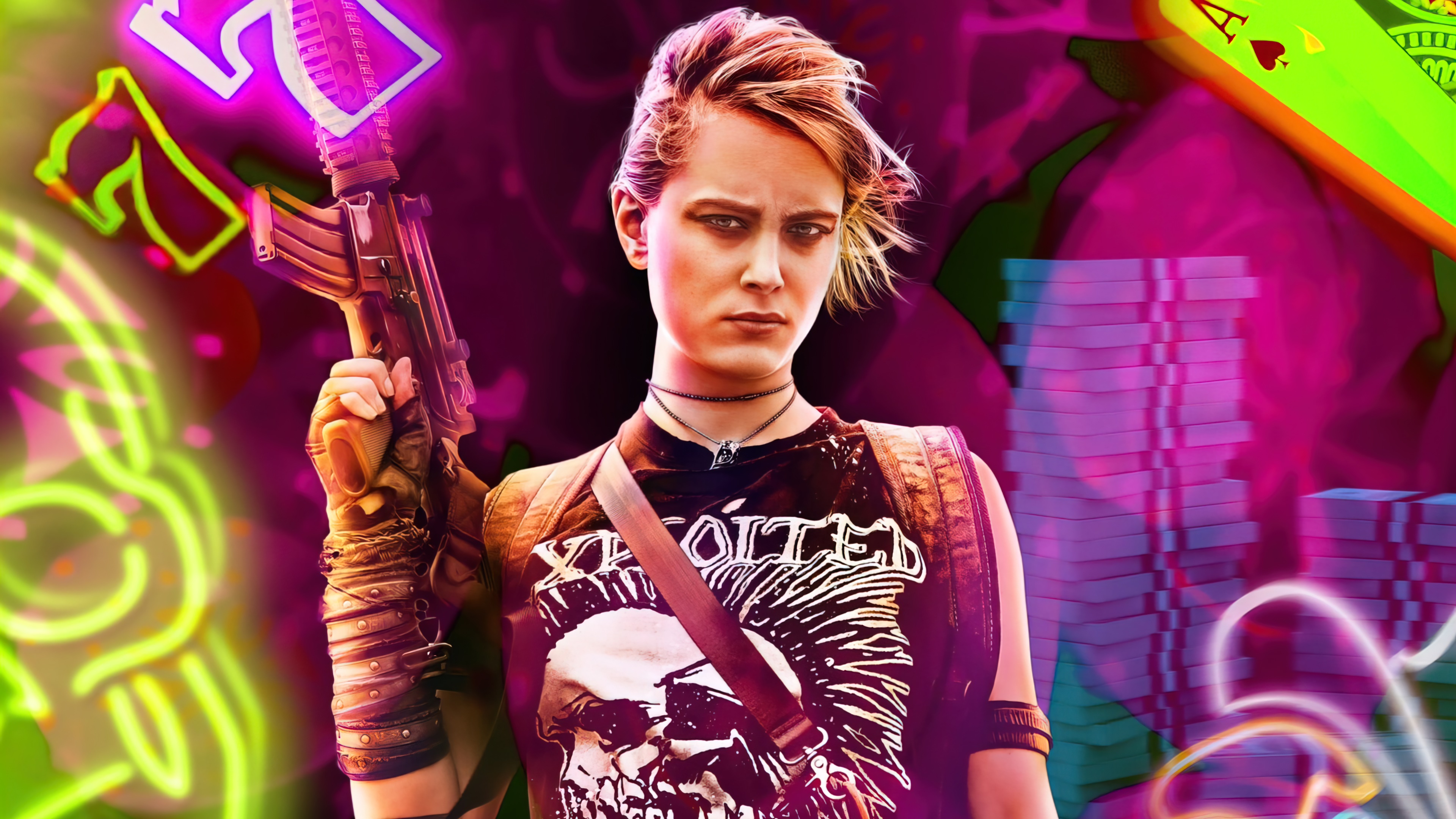 Lily the Coyote from Army of the Dead 4K HD Wallpaper