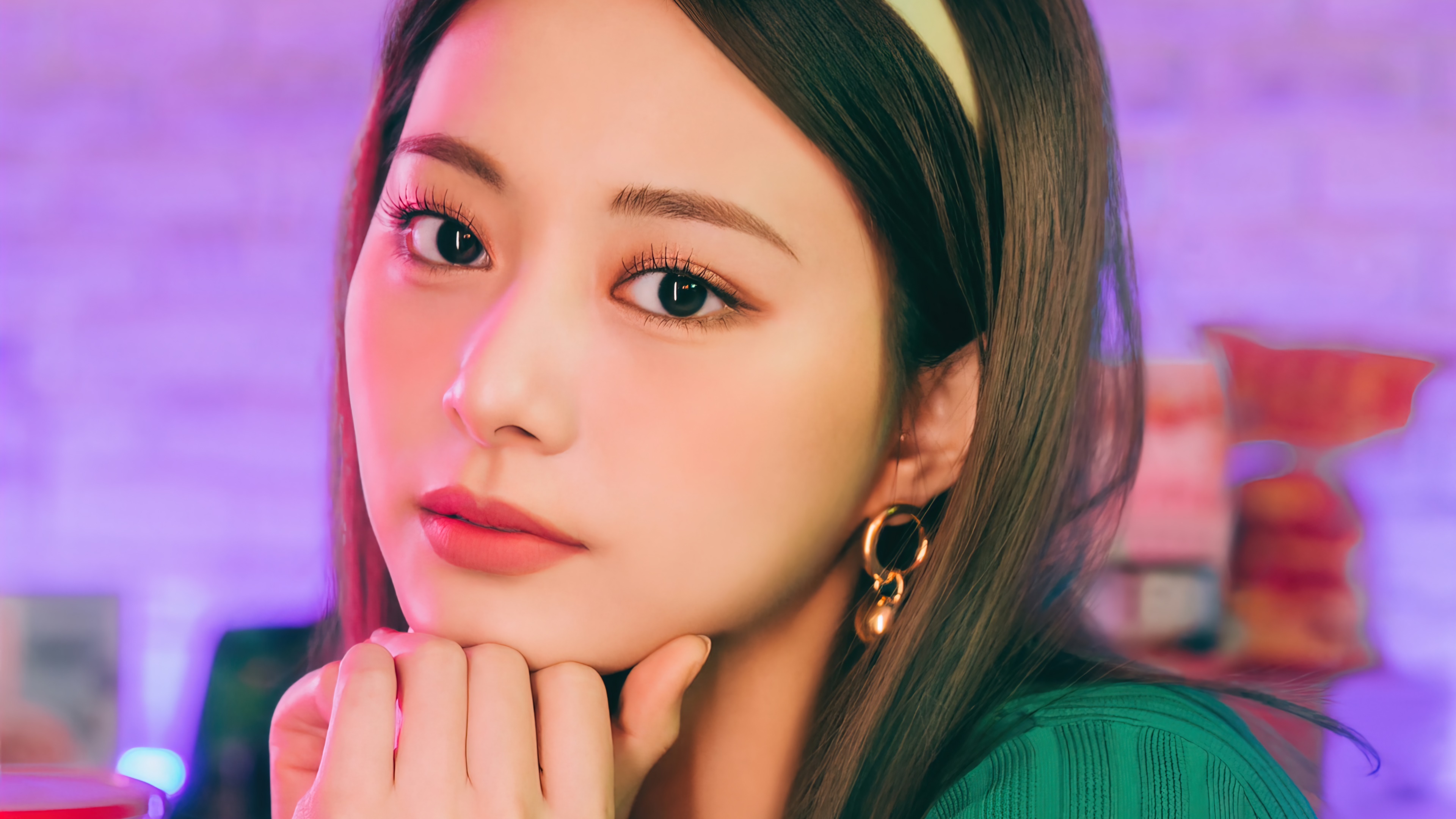 Tzuyu from Twice in 4K HD Wallpaper