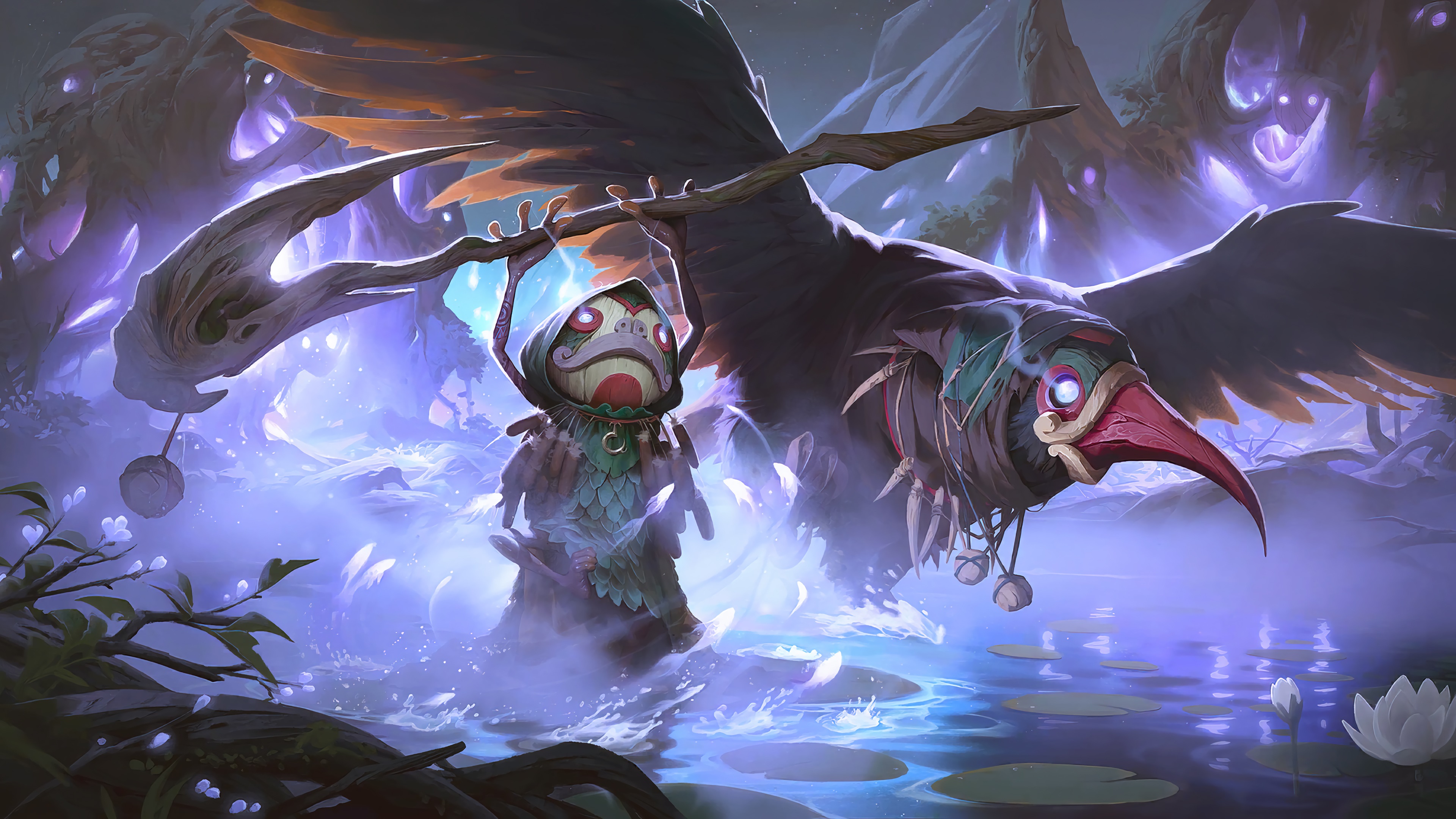 The Wings and The Wave from Legends of Runeterra 4K HD Wallpaper