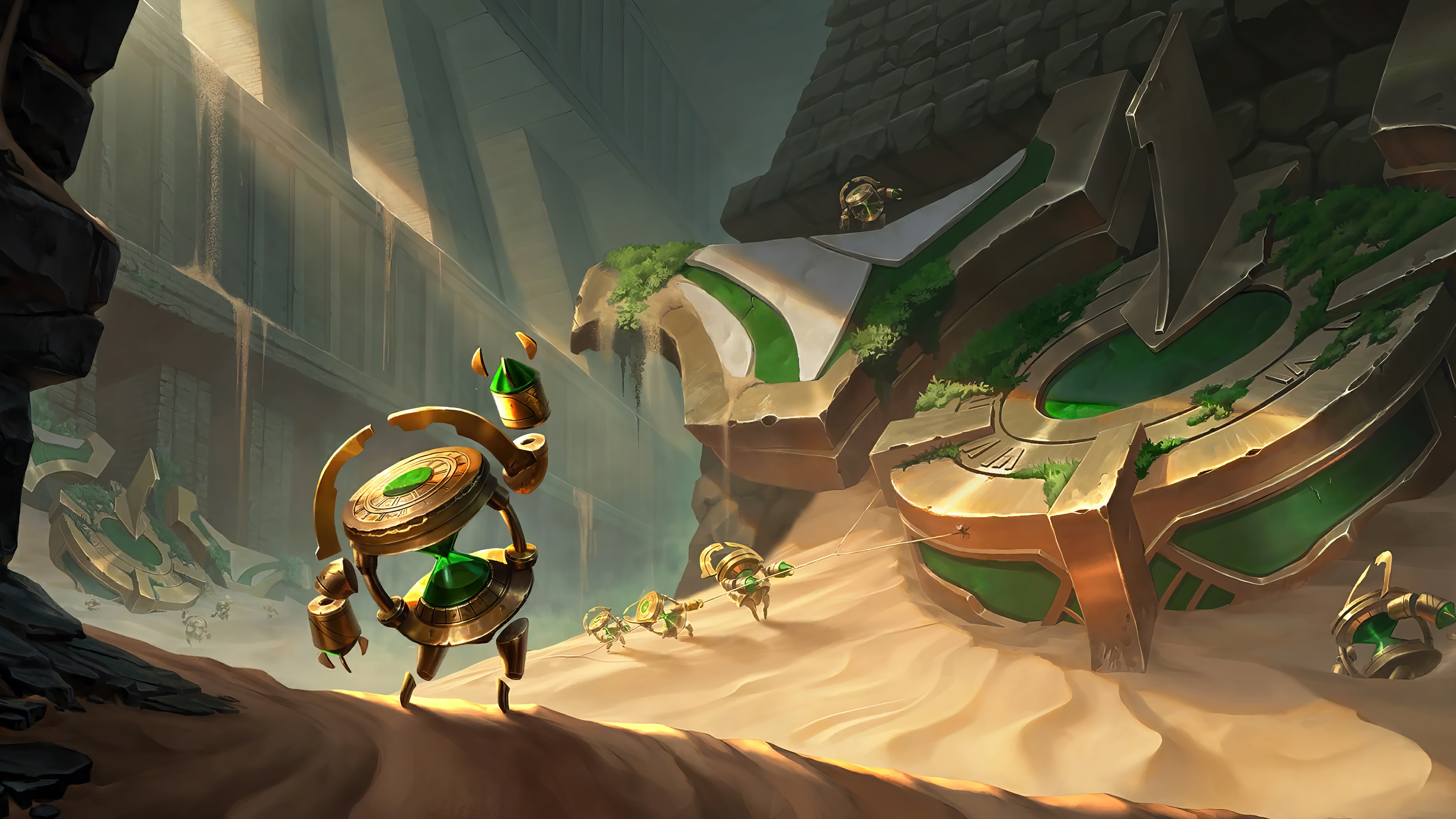 Clockwork Curator from Legends of Runeterra 4K HD Wallpaper