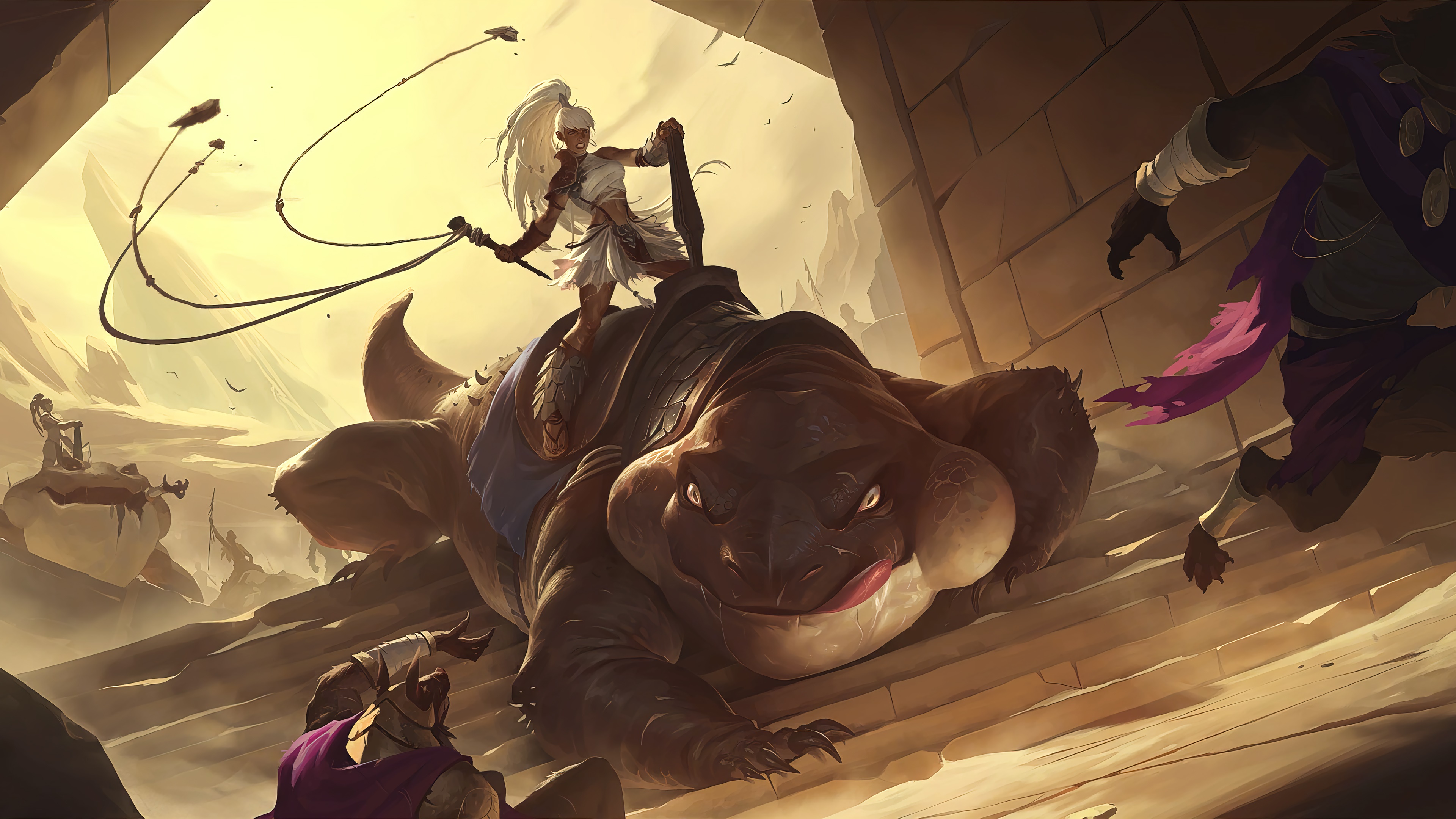 Merciless Hunter from Legends of Runeterra 4K HD Wallpaper