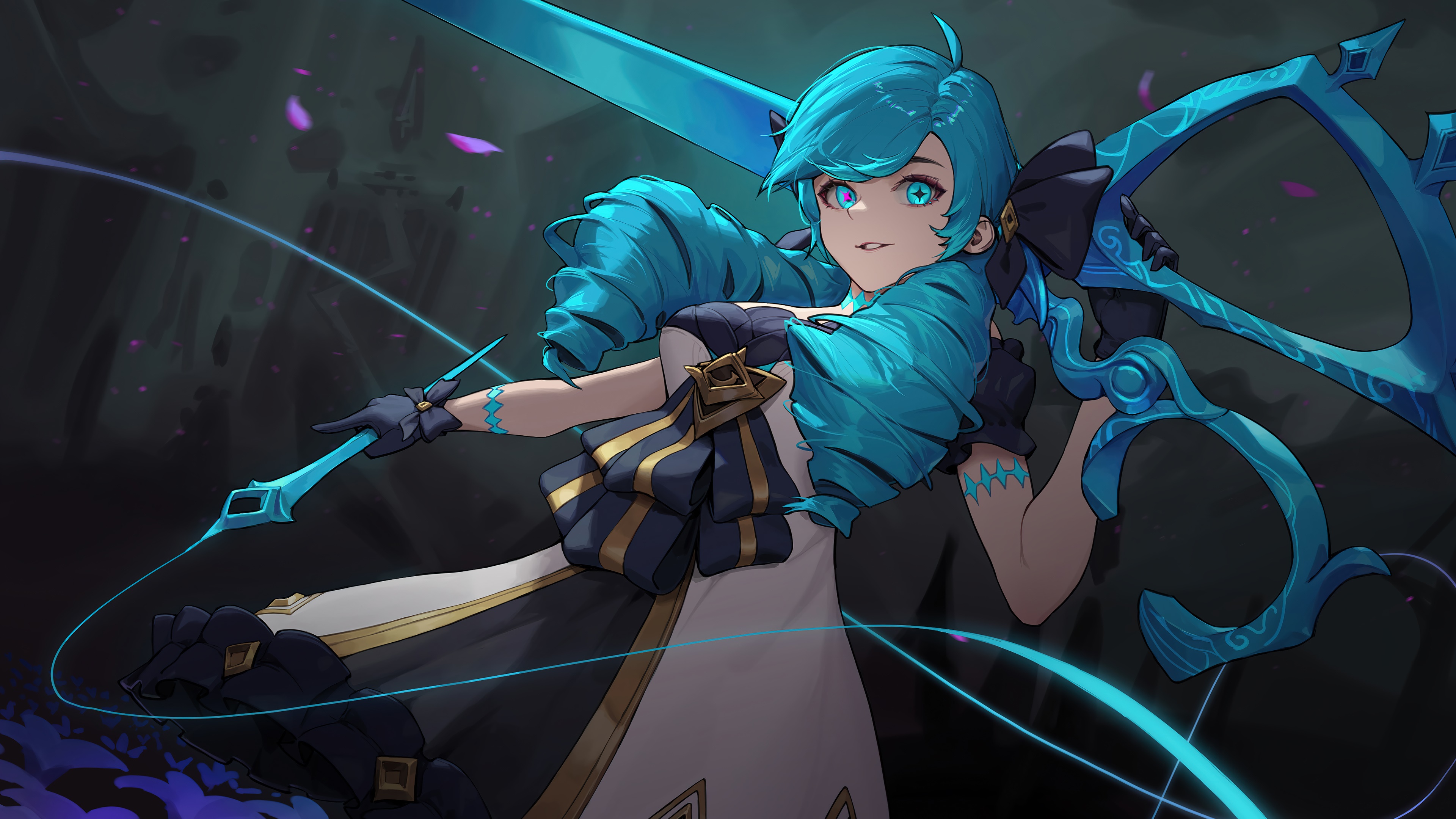 Gwen from League of Legends in 4K HD Wallpaper