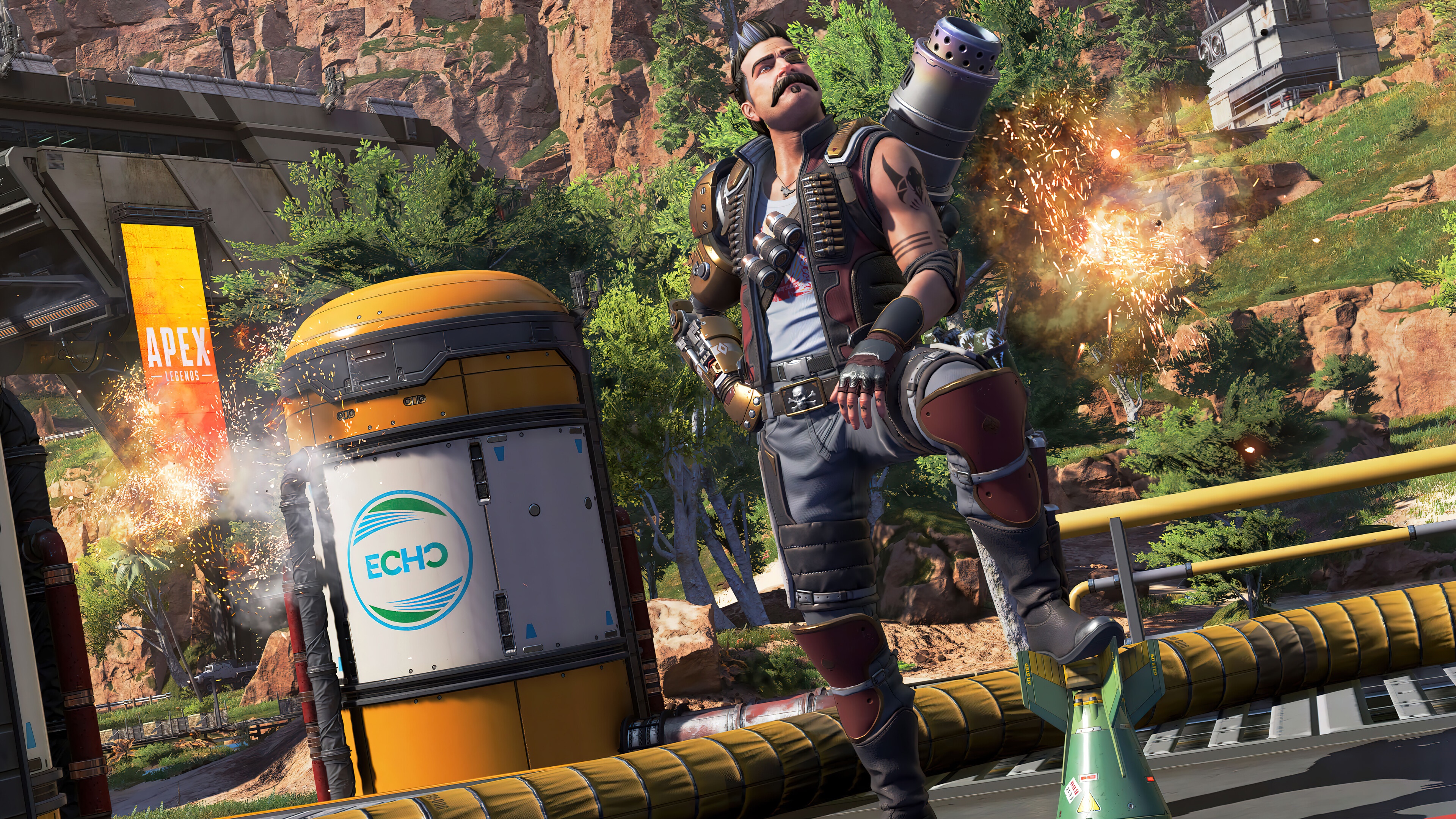 Fuse from Apex Legends 4K HD Wallpaper