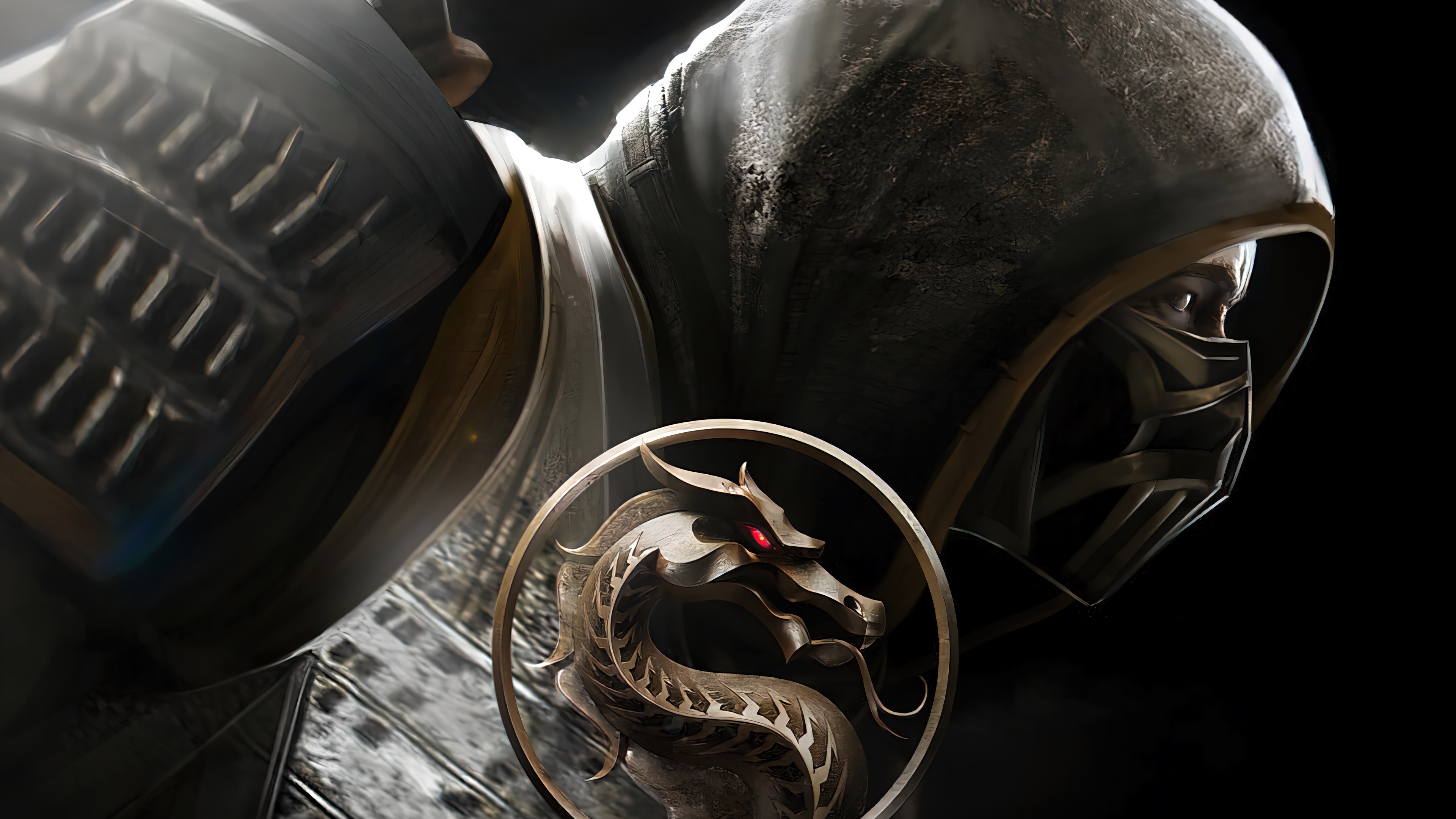 Scorpion from Mortal Kombat 4K HD Wallpaper
