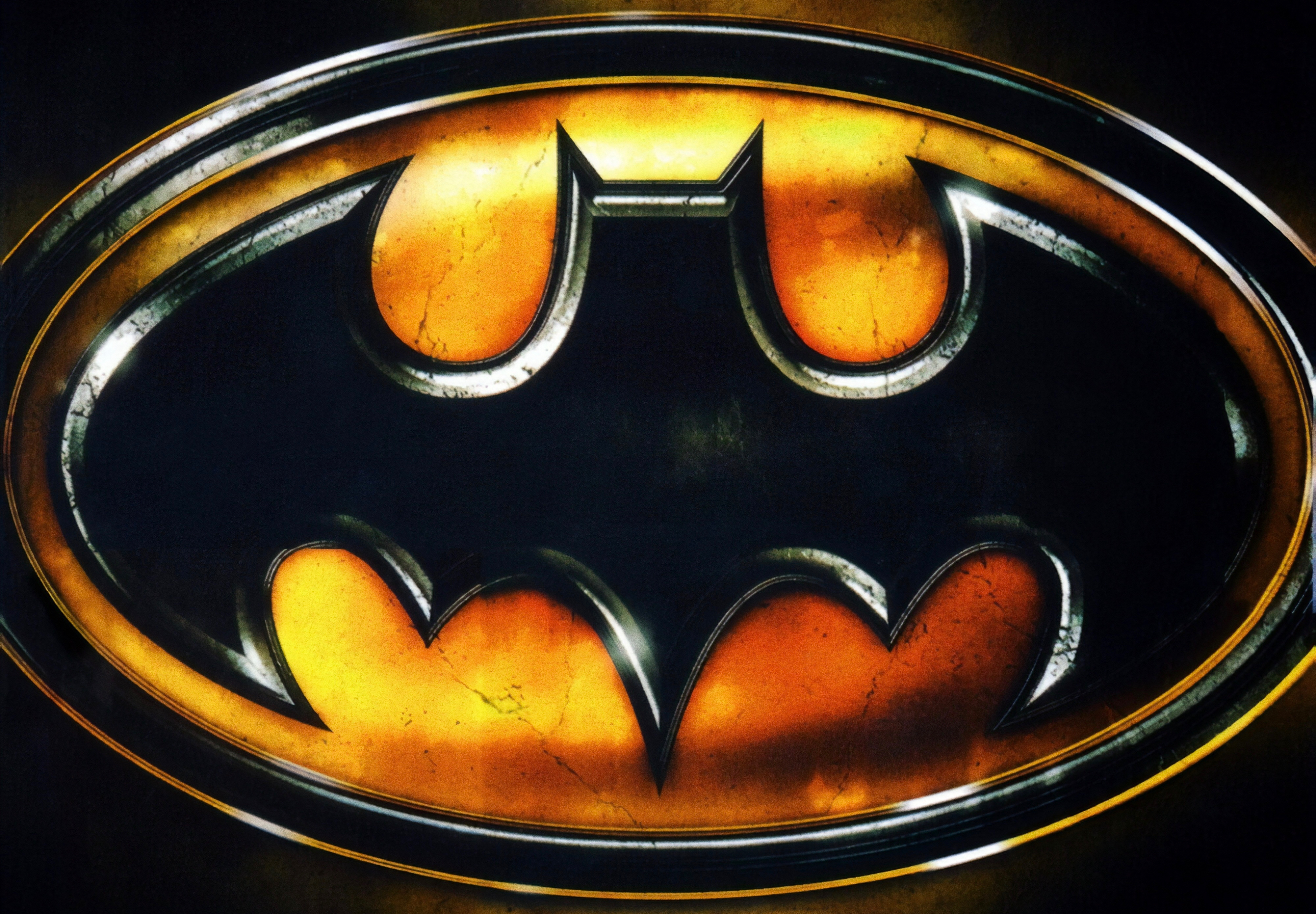 Batman Logo in 4K Detail HD Wallpaper
