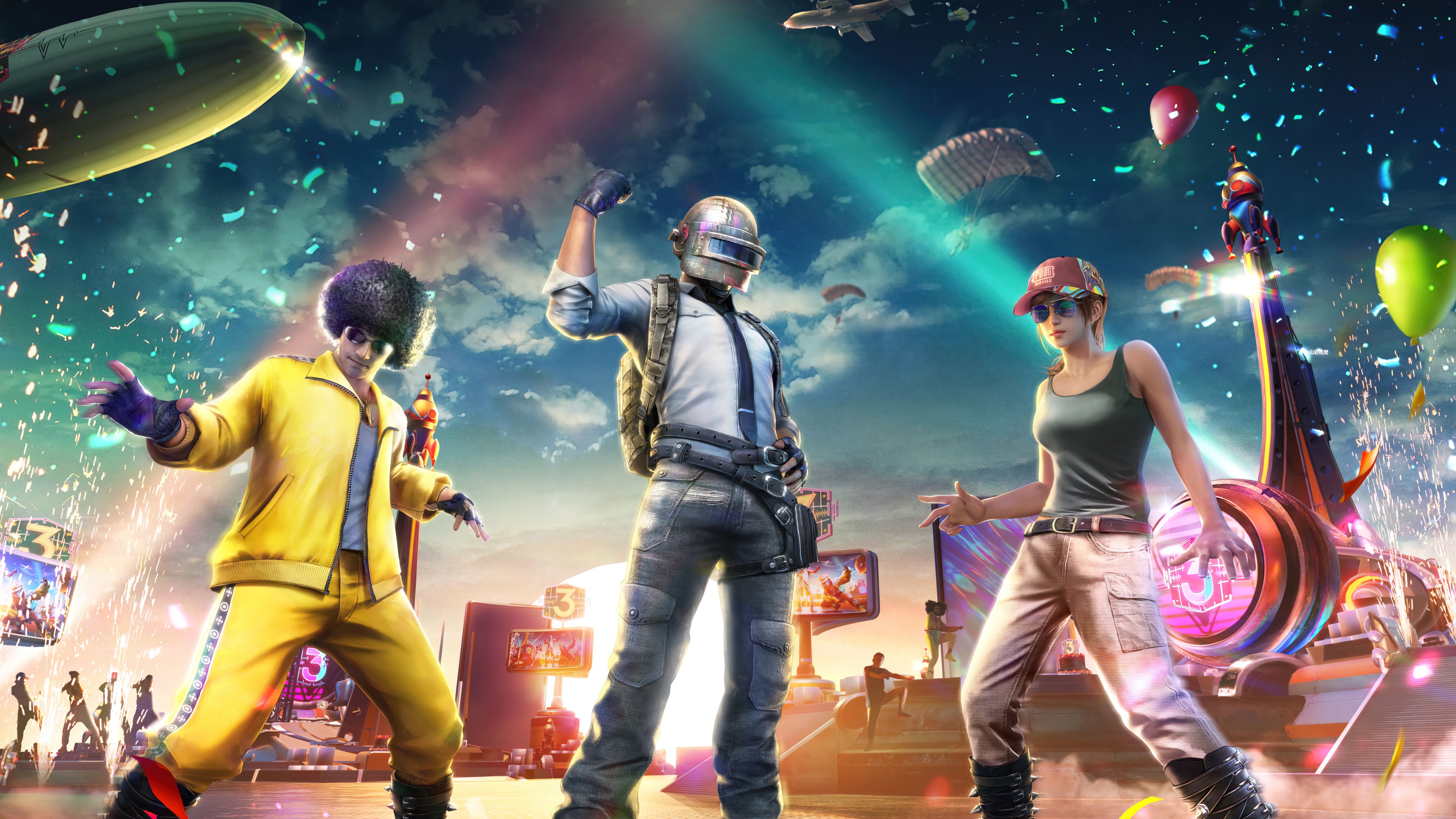 PUBG Mobile 4K Victory Celebration HD Wallpaper