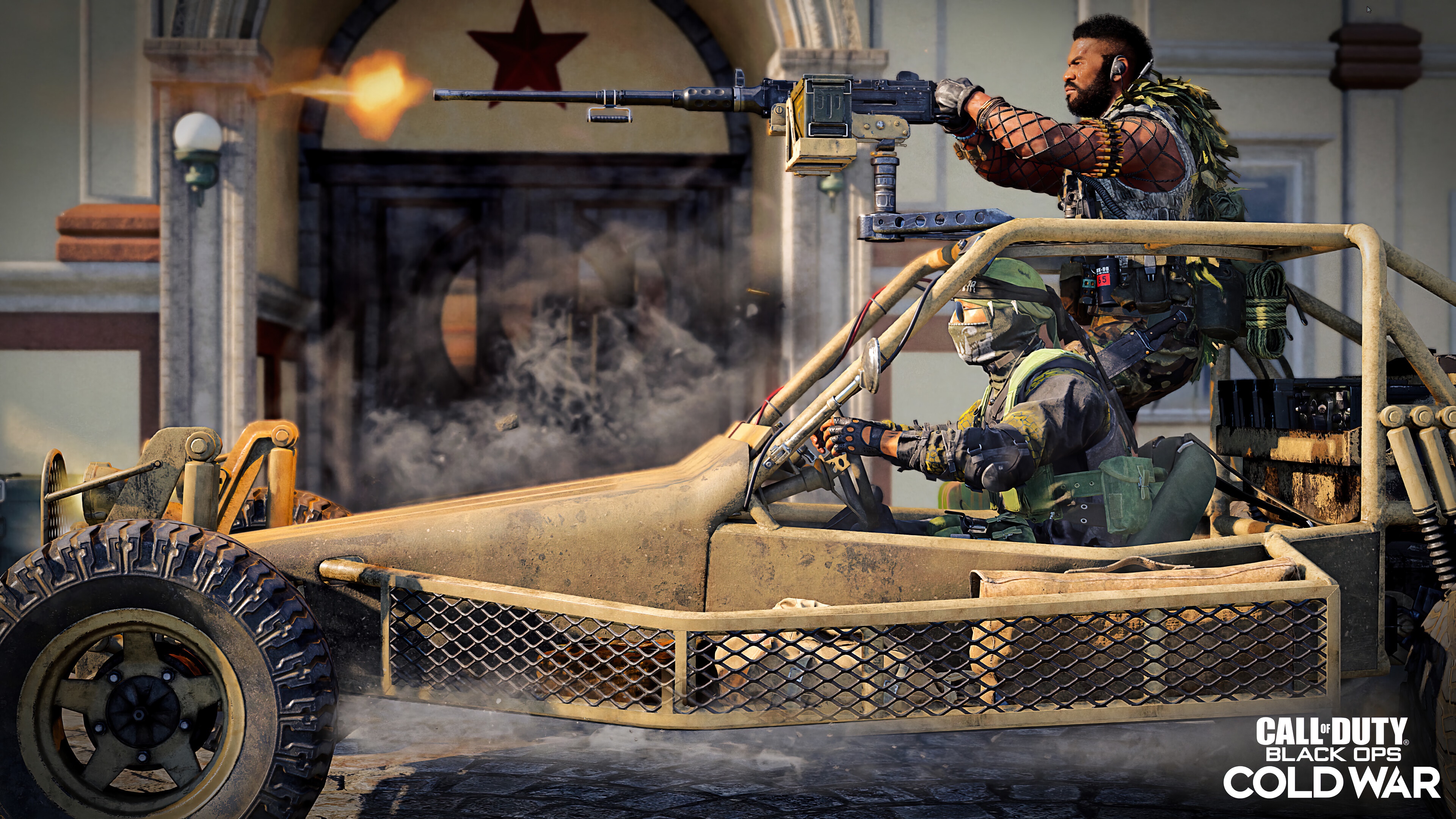 Naga from Call of Duty: Black Ops Cold War in a buggy HD Wallpaper