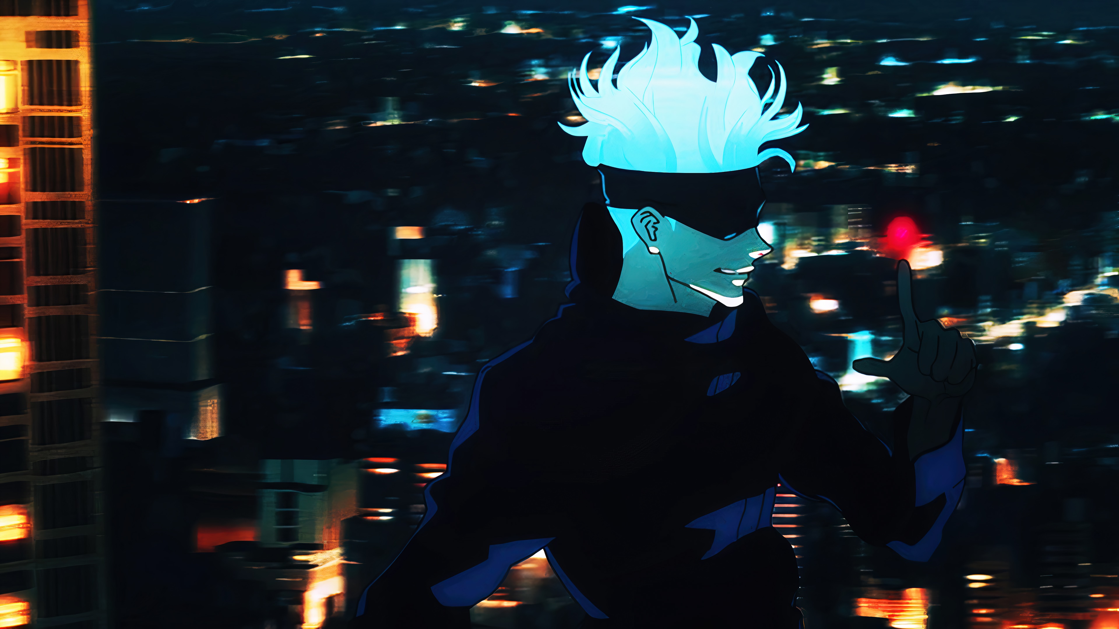 4K Anime Boys Blindfold Anime Screenshot Satoru Gojo Jujutsu 4K Anime Boys Blindfold Anime Screenshot Satoru Gojo Jujutsu