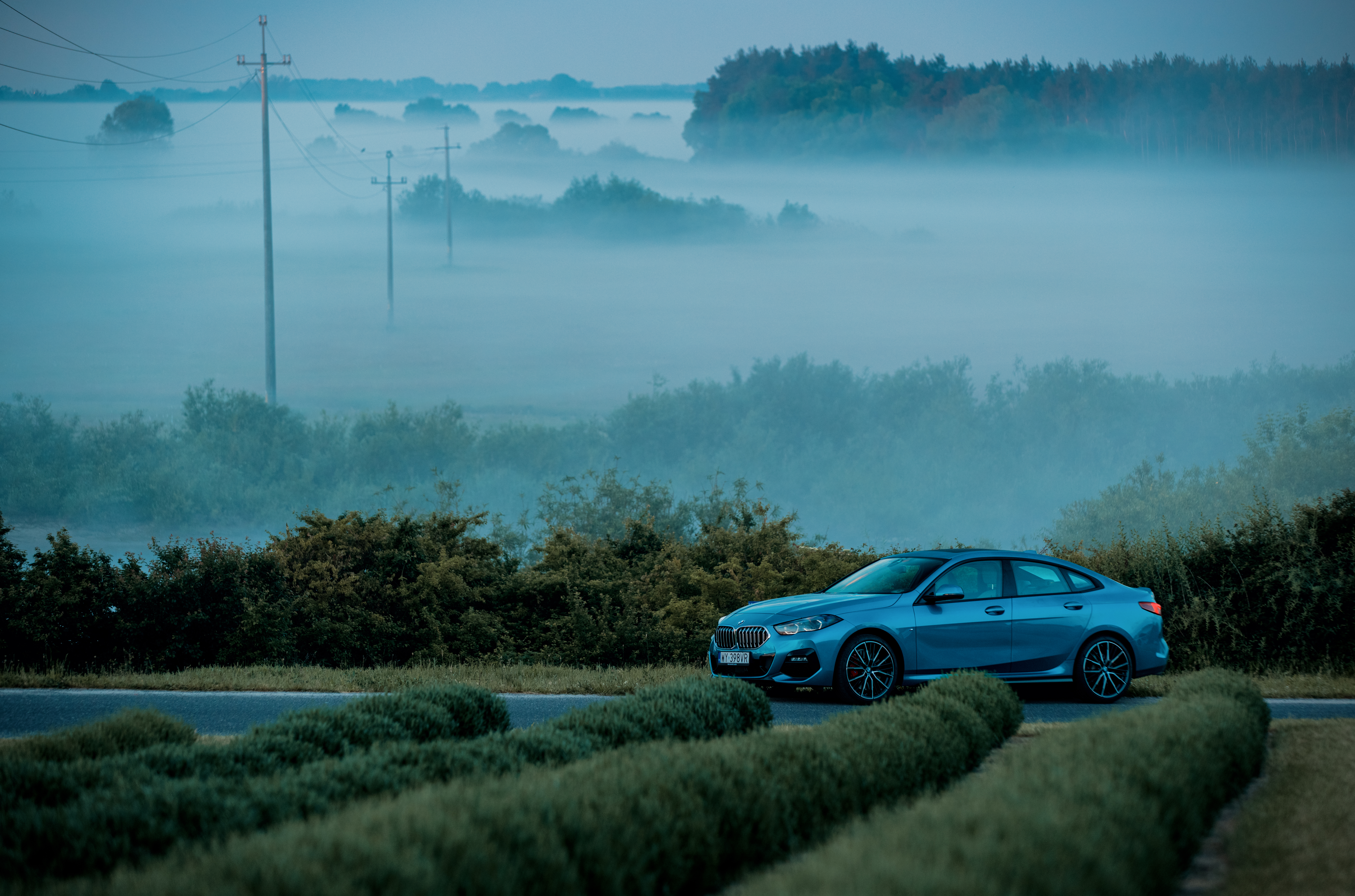 Blue BMW 220i Gran Coupé M Sport HD Wallpaper