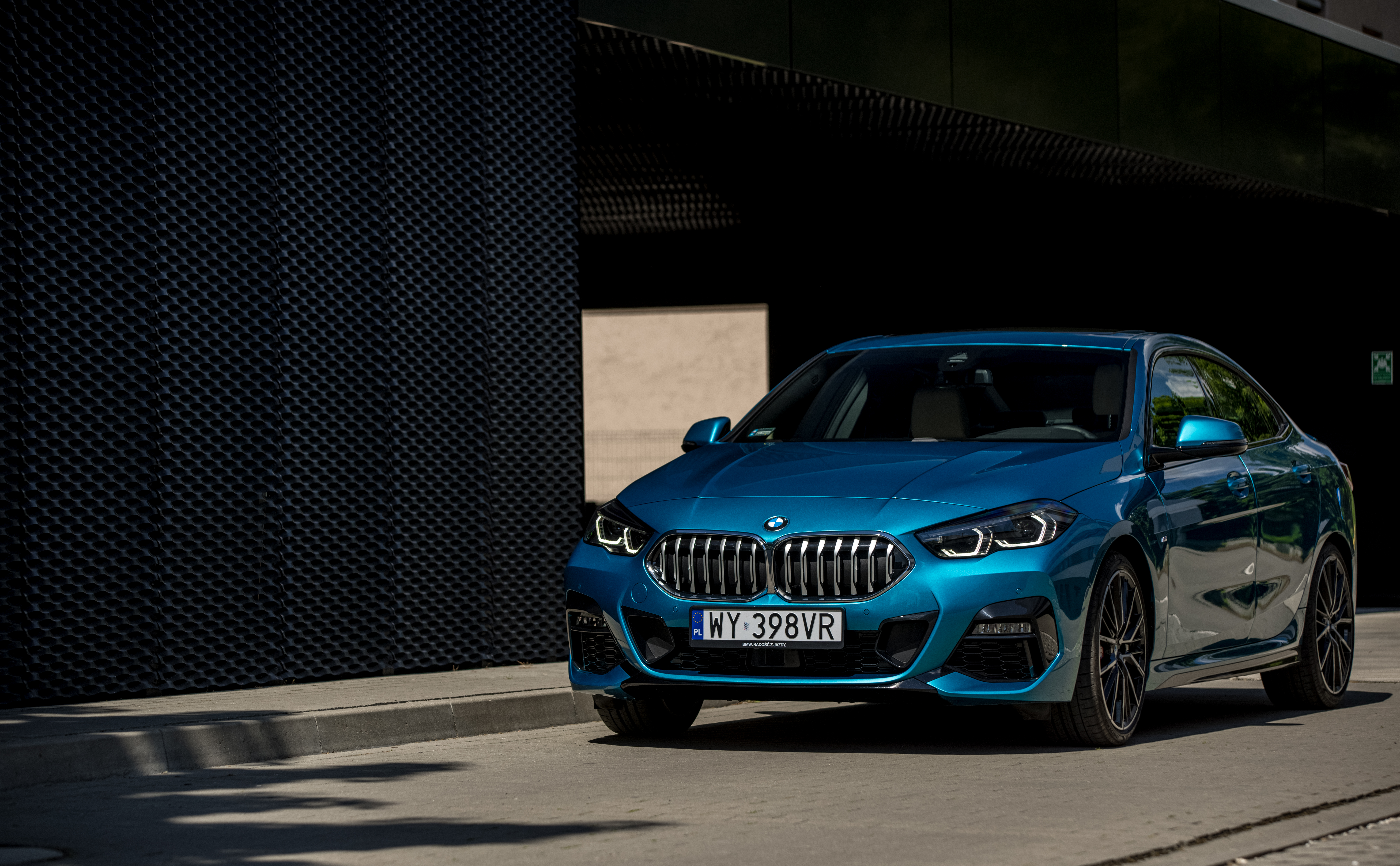 Blue BMW 220i Gran Coupé M Sport HD Wallpaper