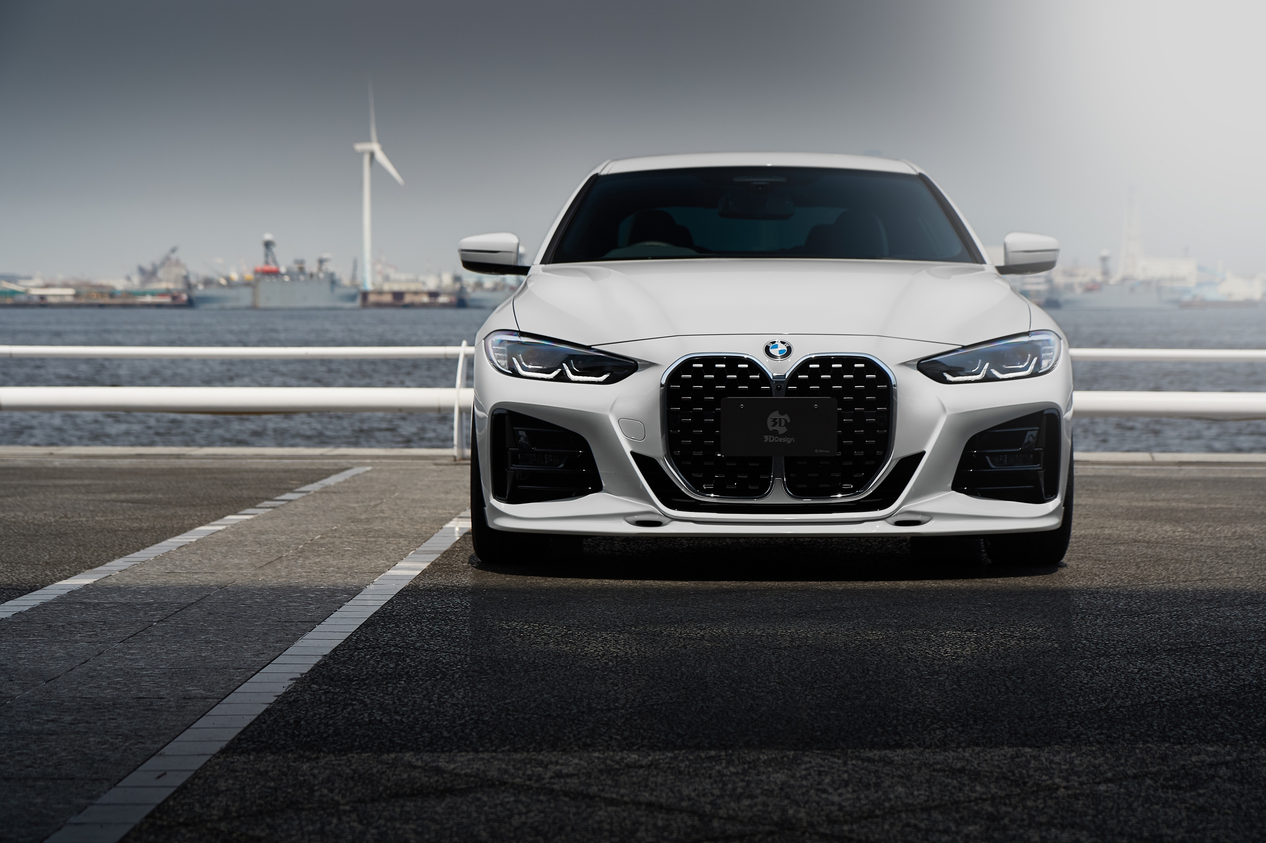 White BMW 4 Series Coupe M Sport HD Wallpaper