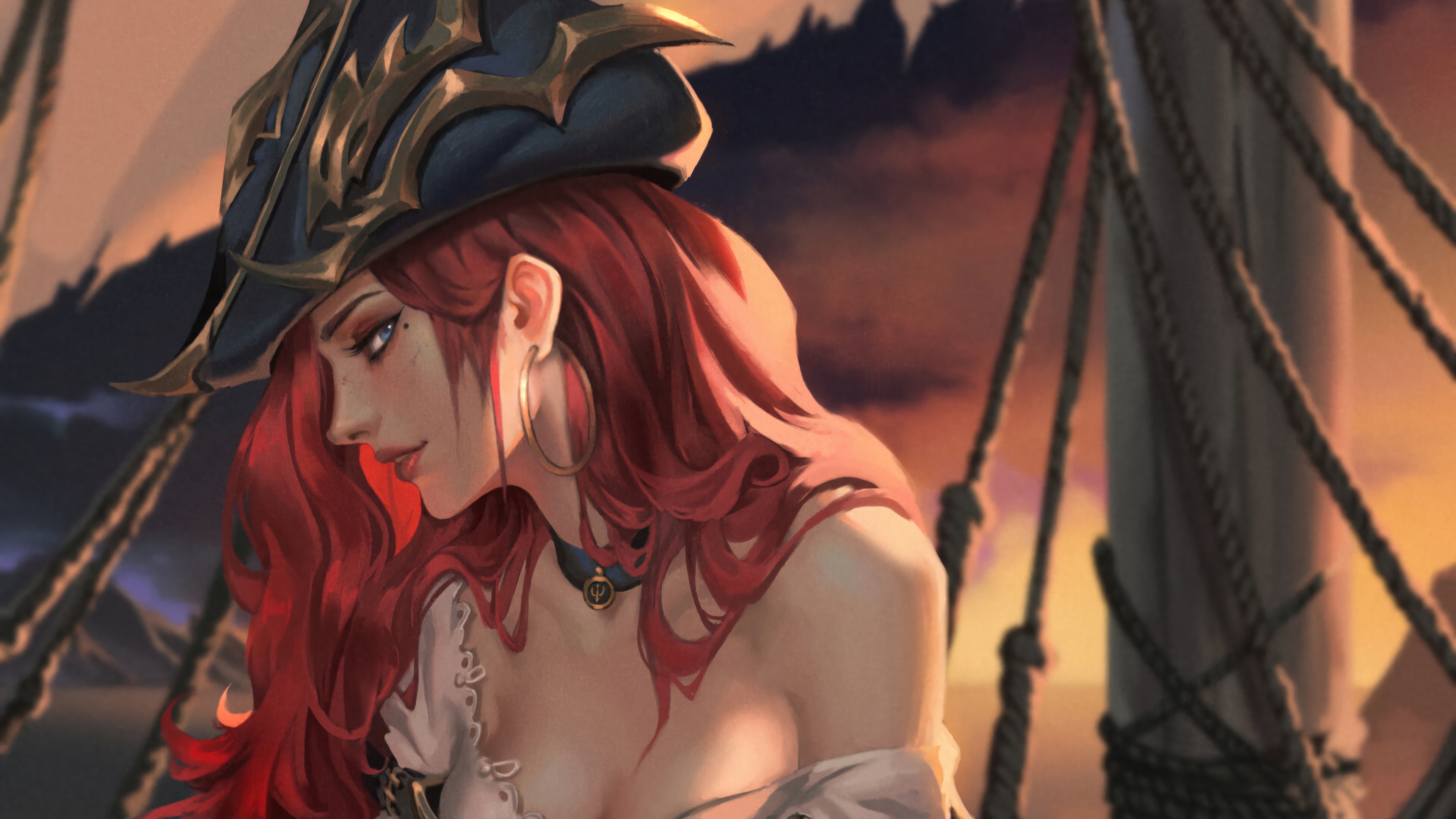 Miss Fortune from League of Legends 4K HD Wallpaper
