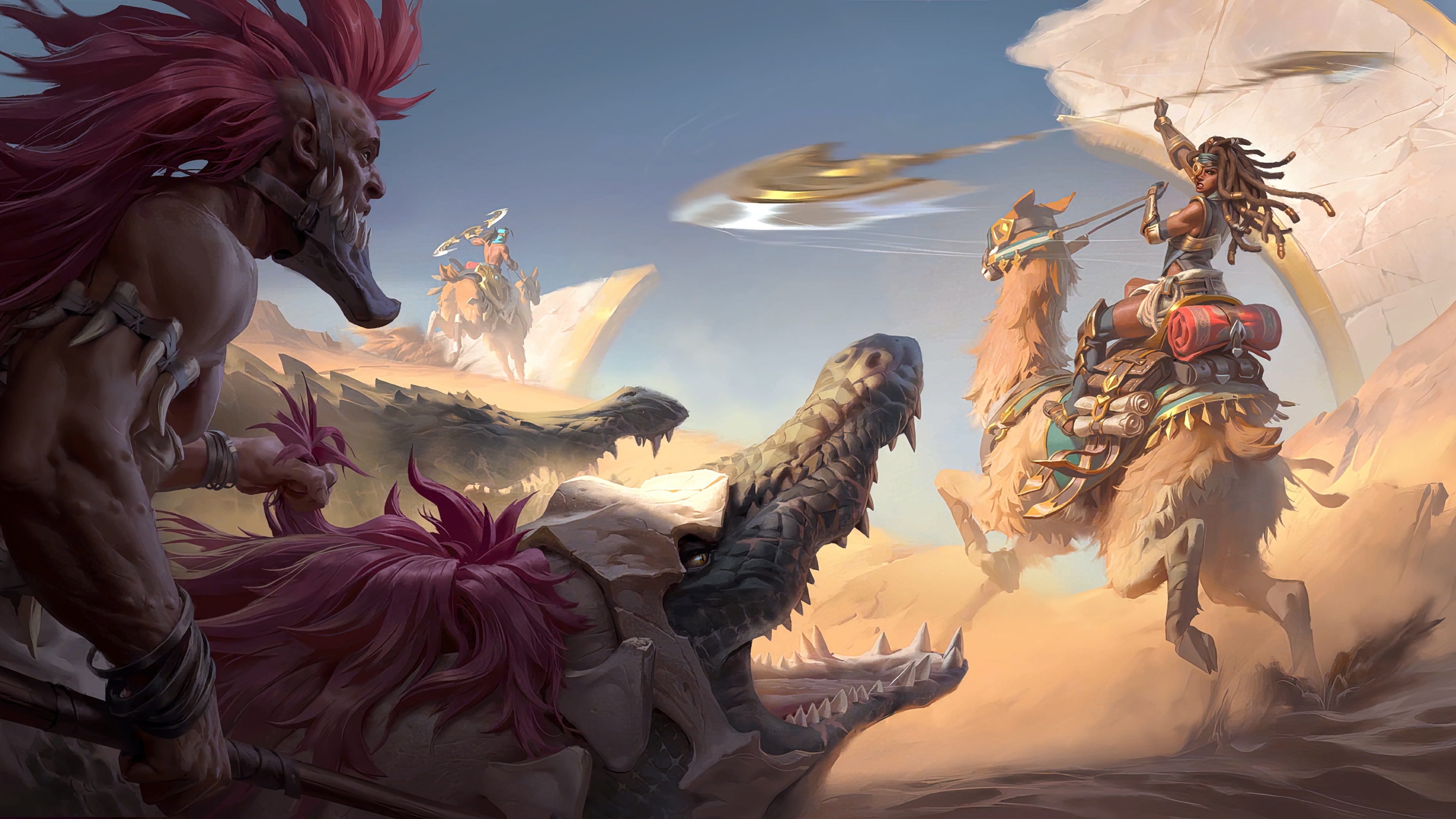 Ruin Runner from Legends of Runeterra 4K HD Wallpaper