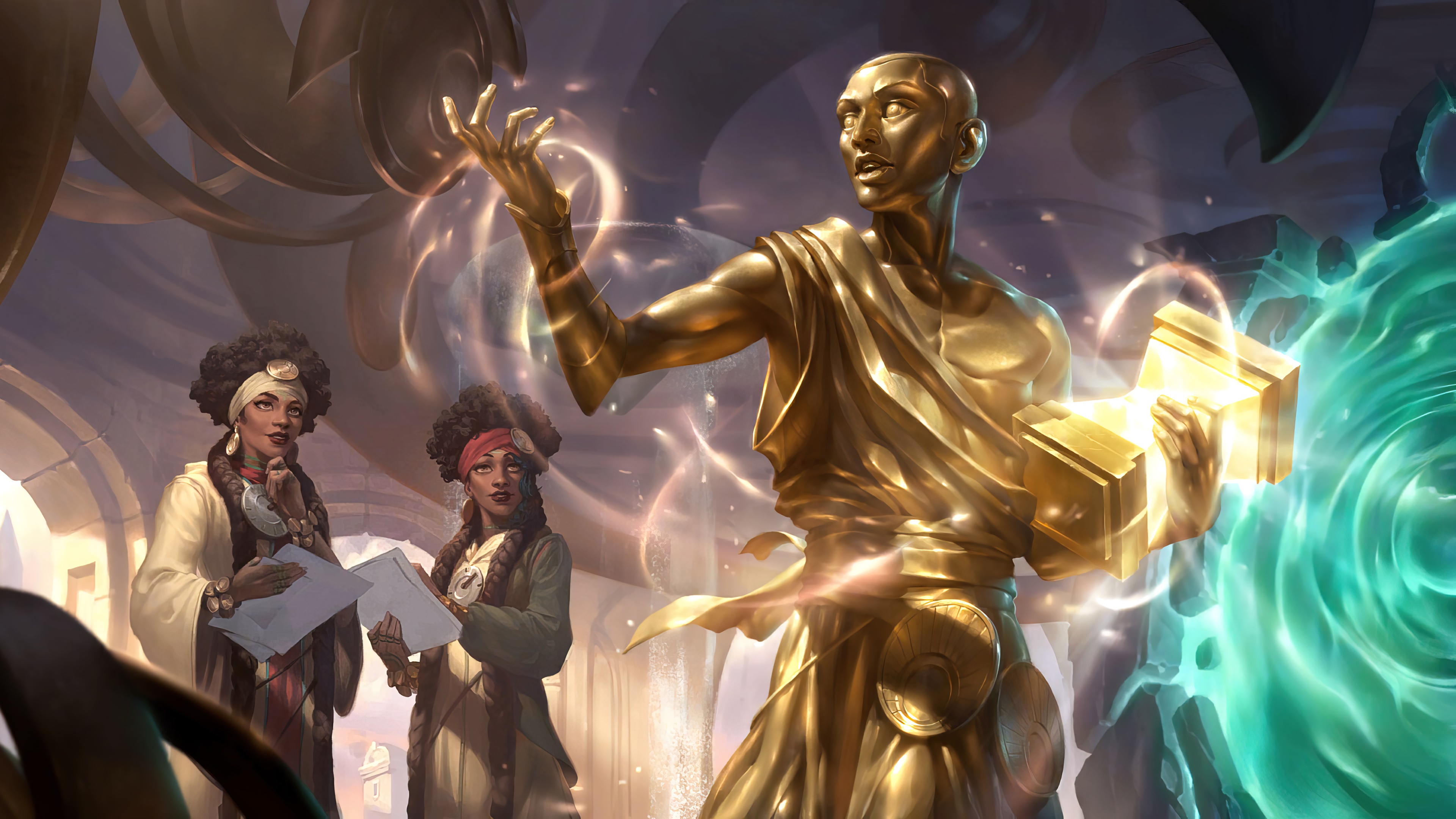 Stasis Statue from Legends of Runeterra 4K HD Wallpaper
