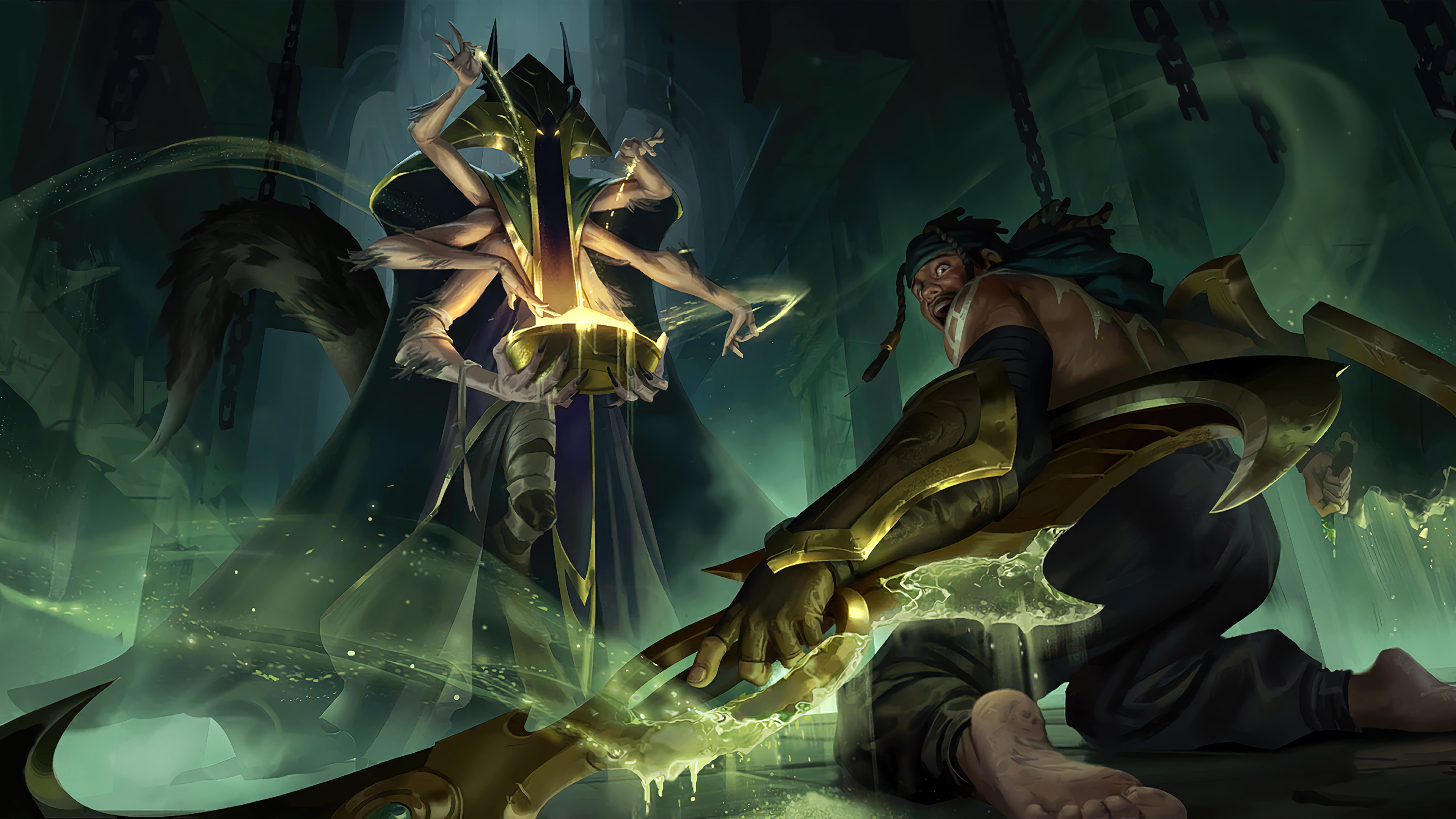 Baccai Sandspinner from Legends of Runeterra 4K HD Wallpaper
