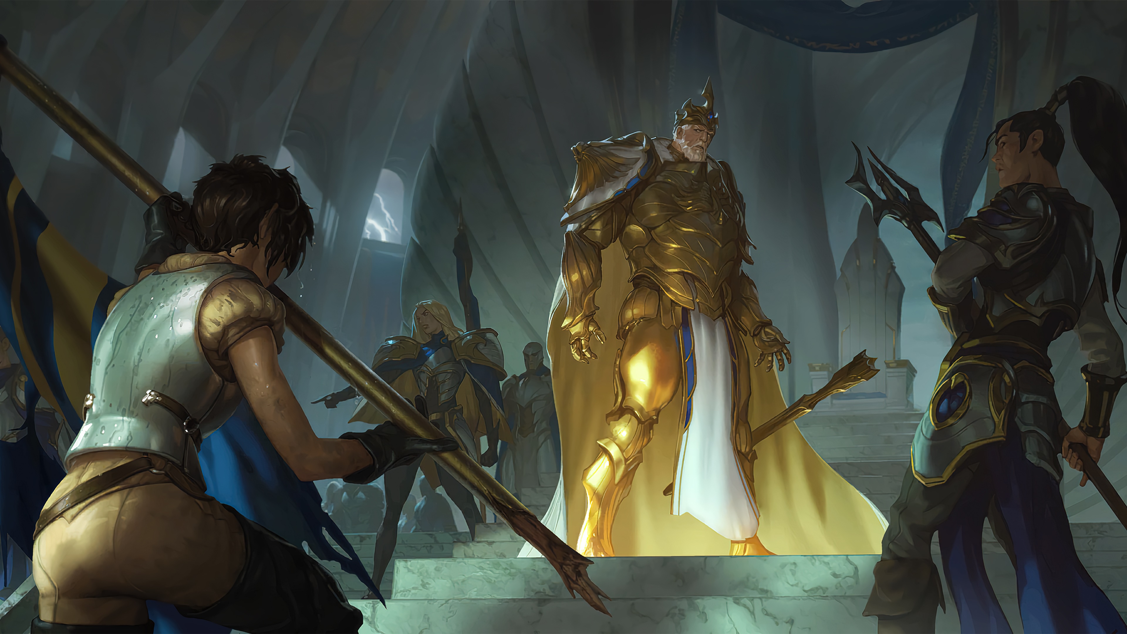 King Jarvan III from Legends of Runeterra 4K HD Wallpaper