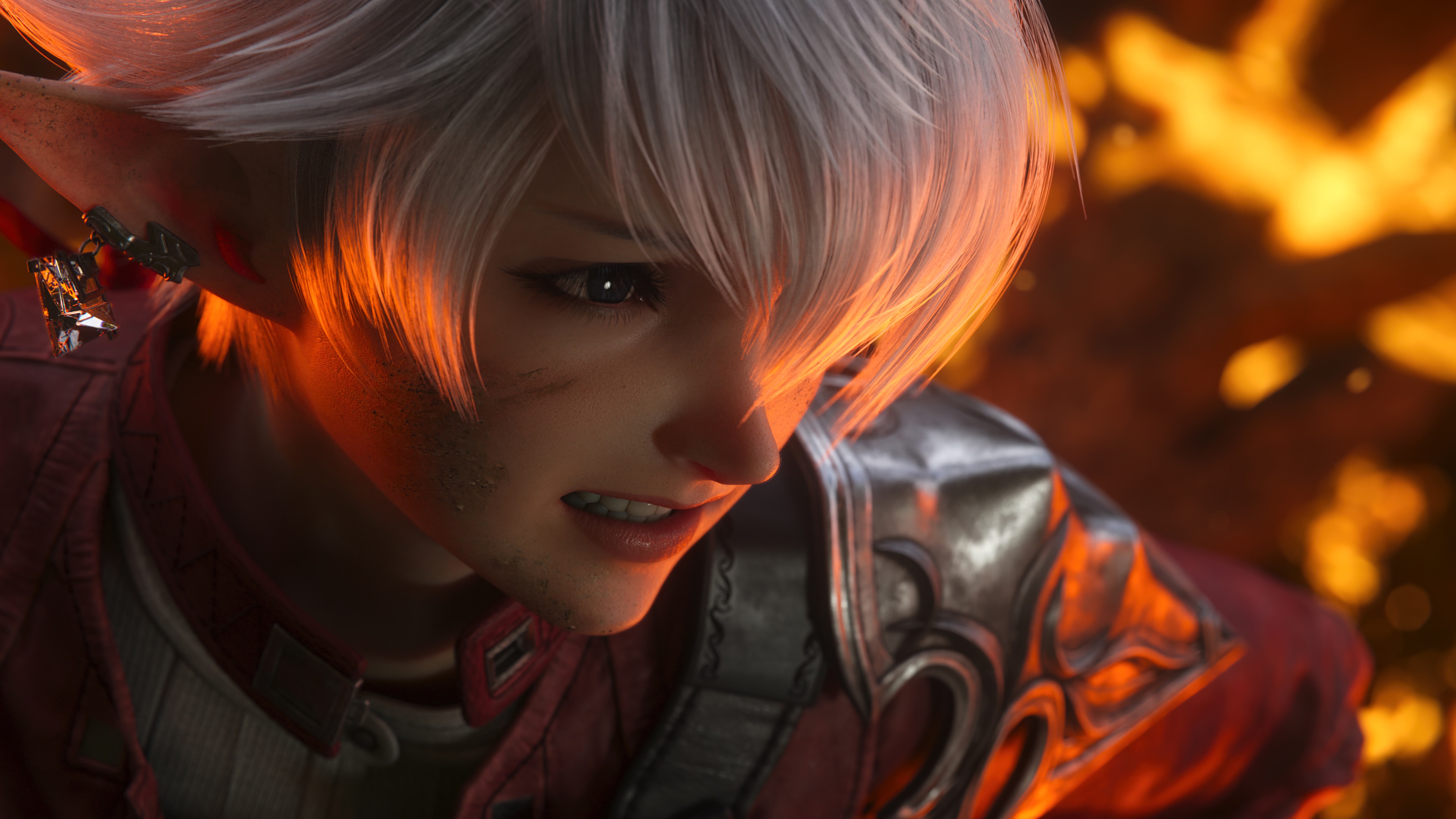 Character from Final Fantasy XIV: Endwalker 4K HD Wallpaper