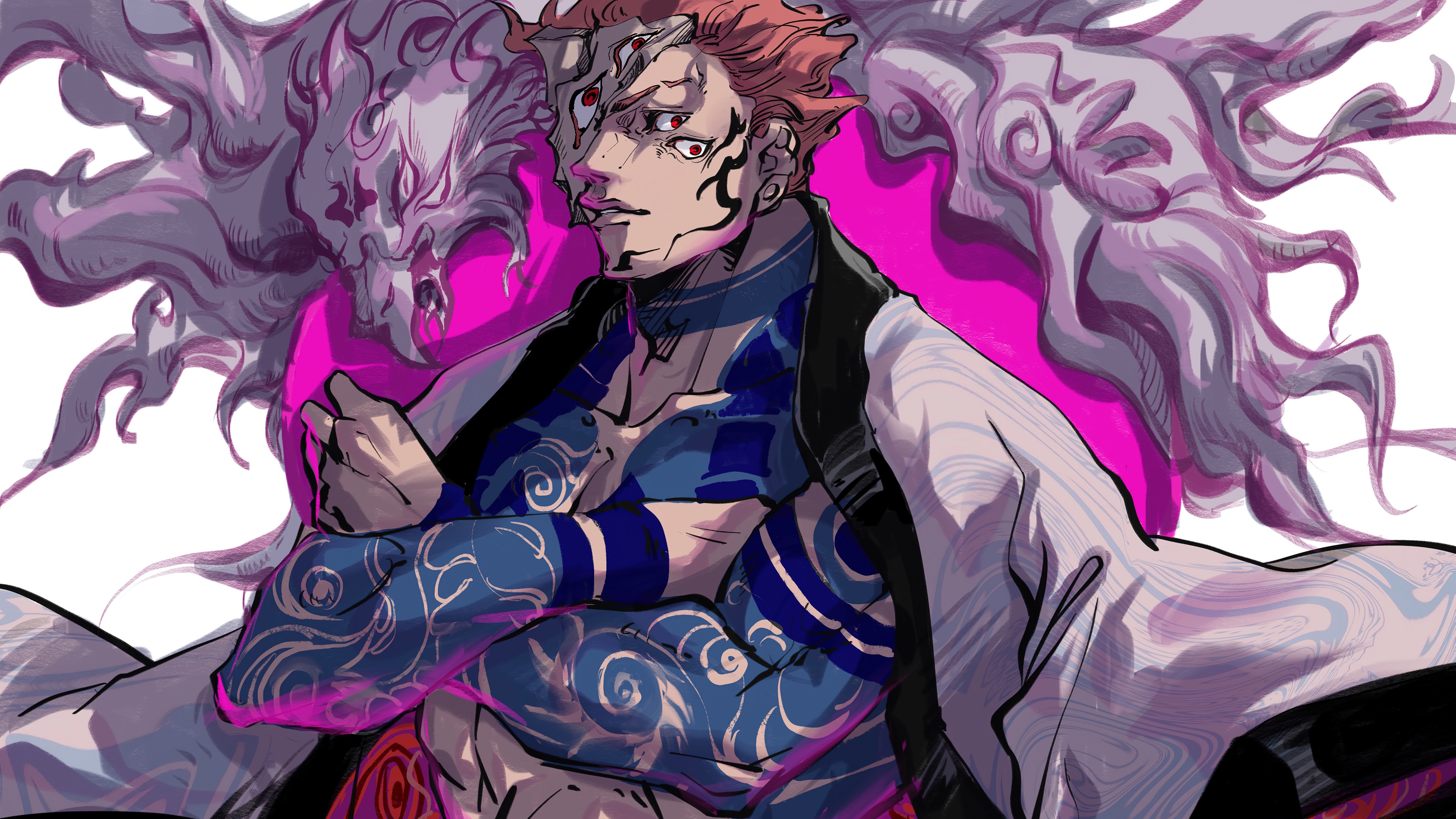Sukuna from Jujutsu Kaisen 4K HD Wallpaper