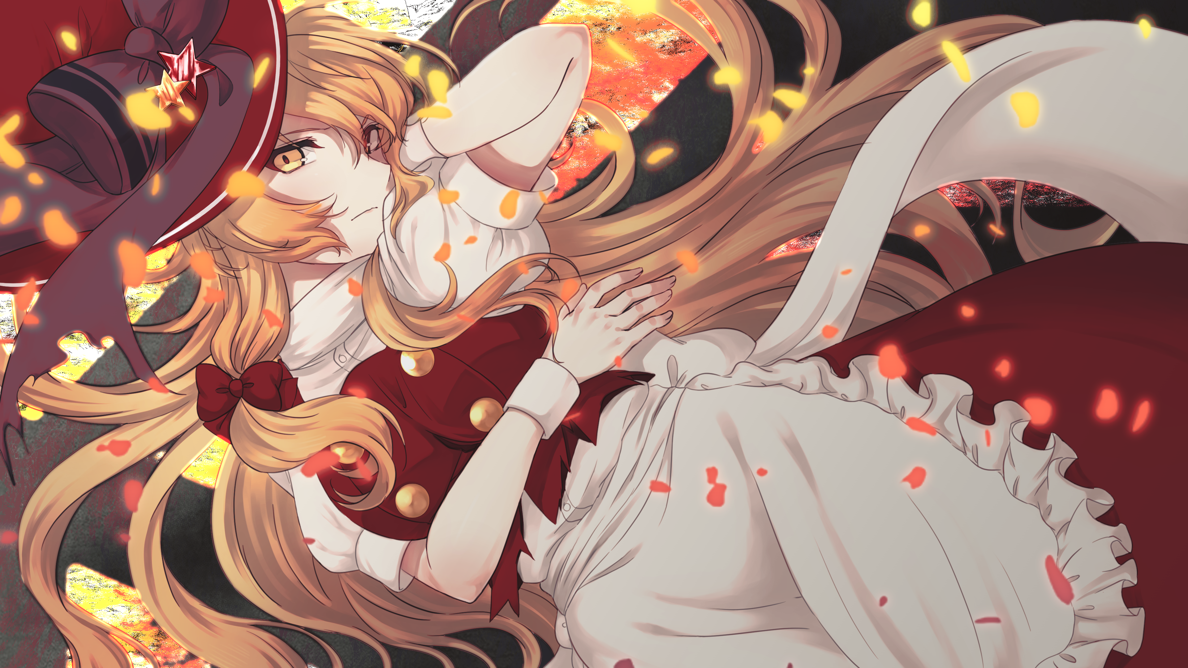 Marisa Kirisame Touhou 4K HD Wallpaper
