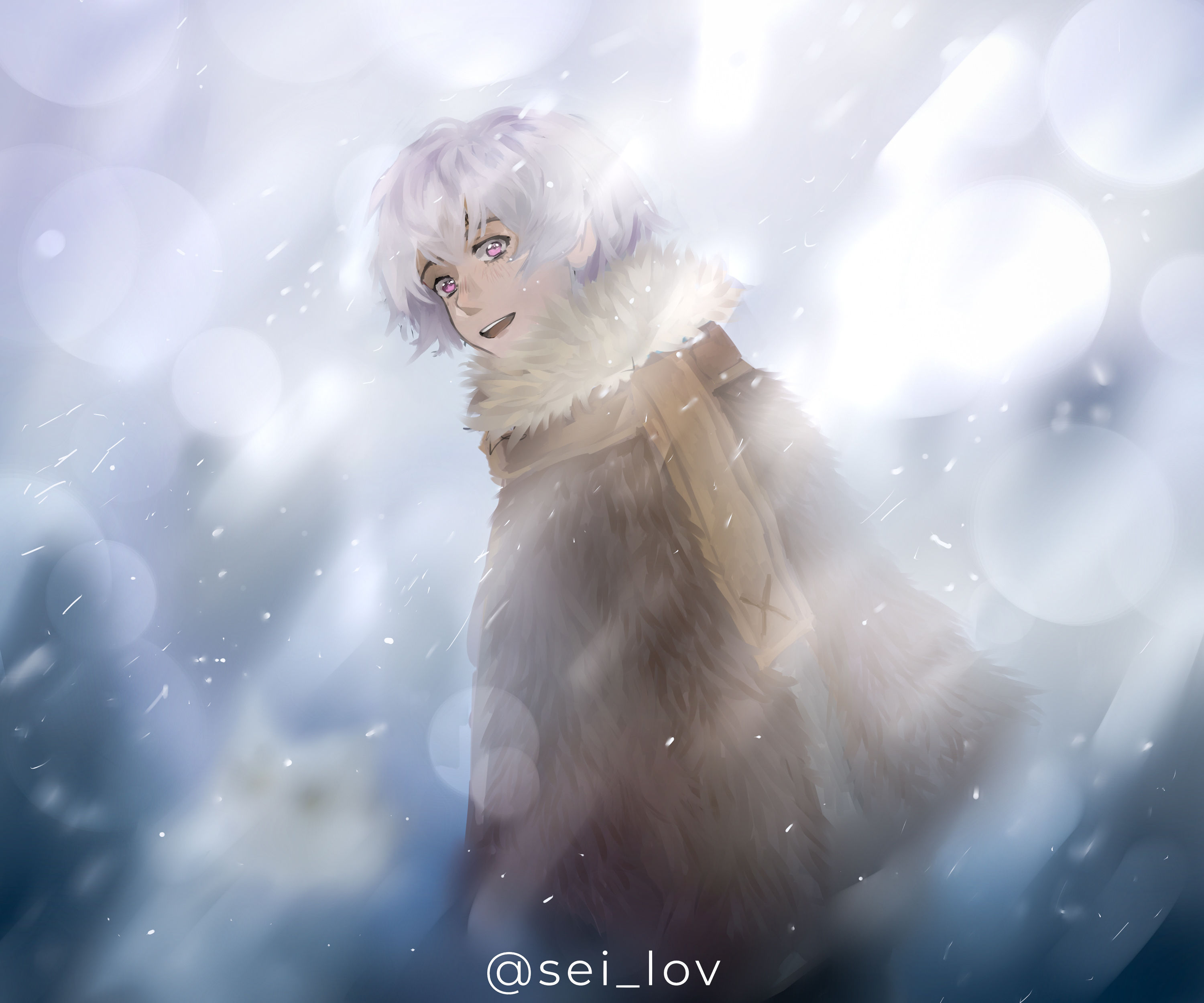 Fushi from To Your Eternity in Snow HD Wallpaper
