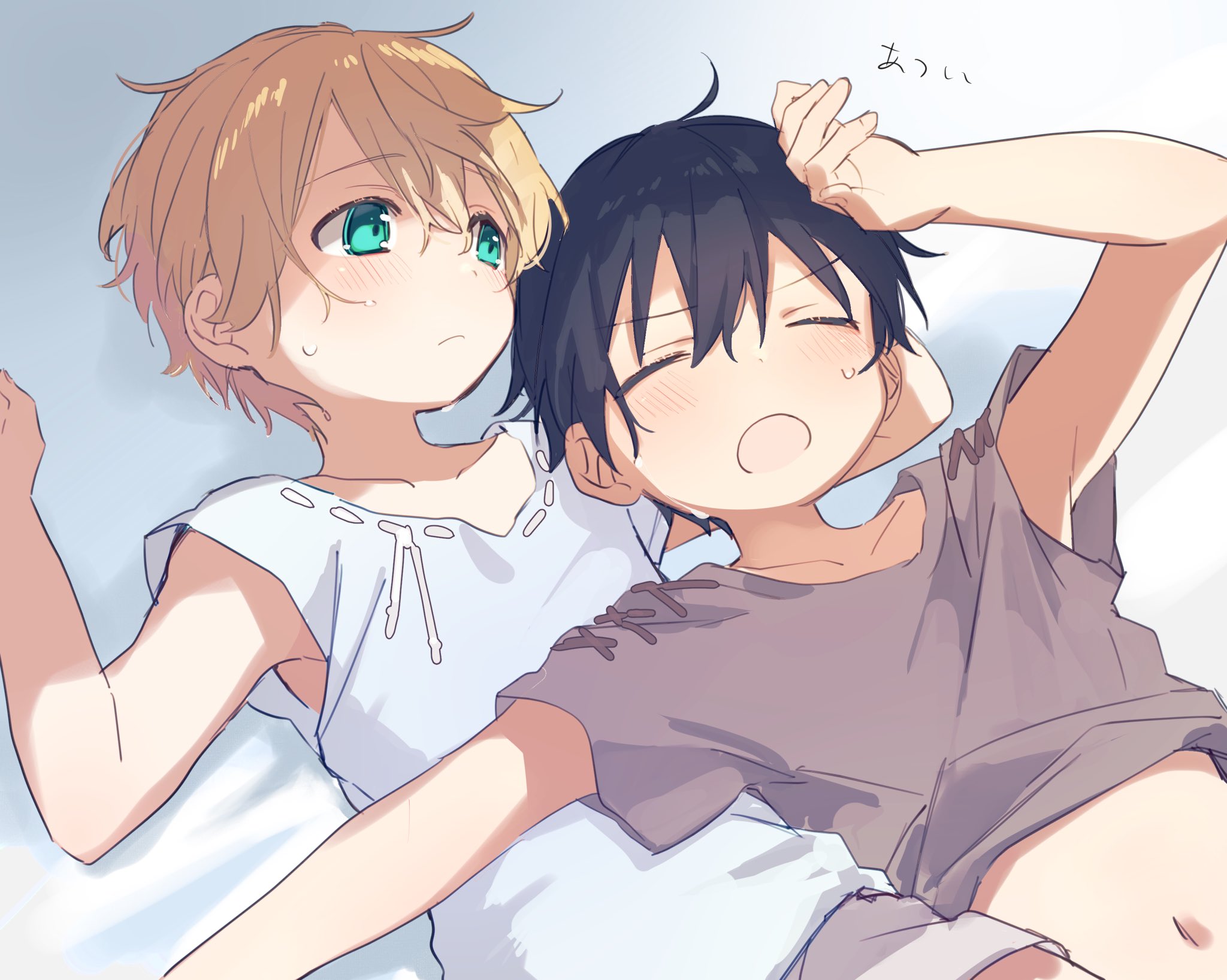 Sword Art Online Alicization Eugeo and Kirito Relaxing HD Wallpaper