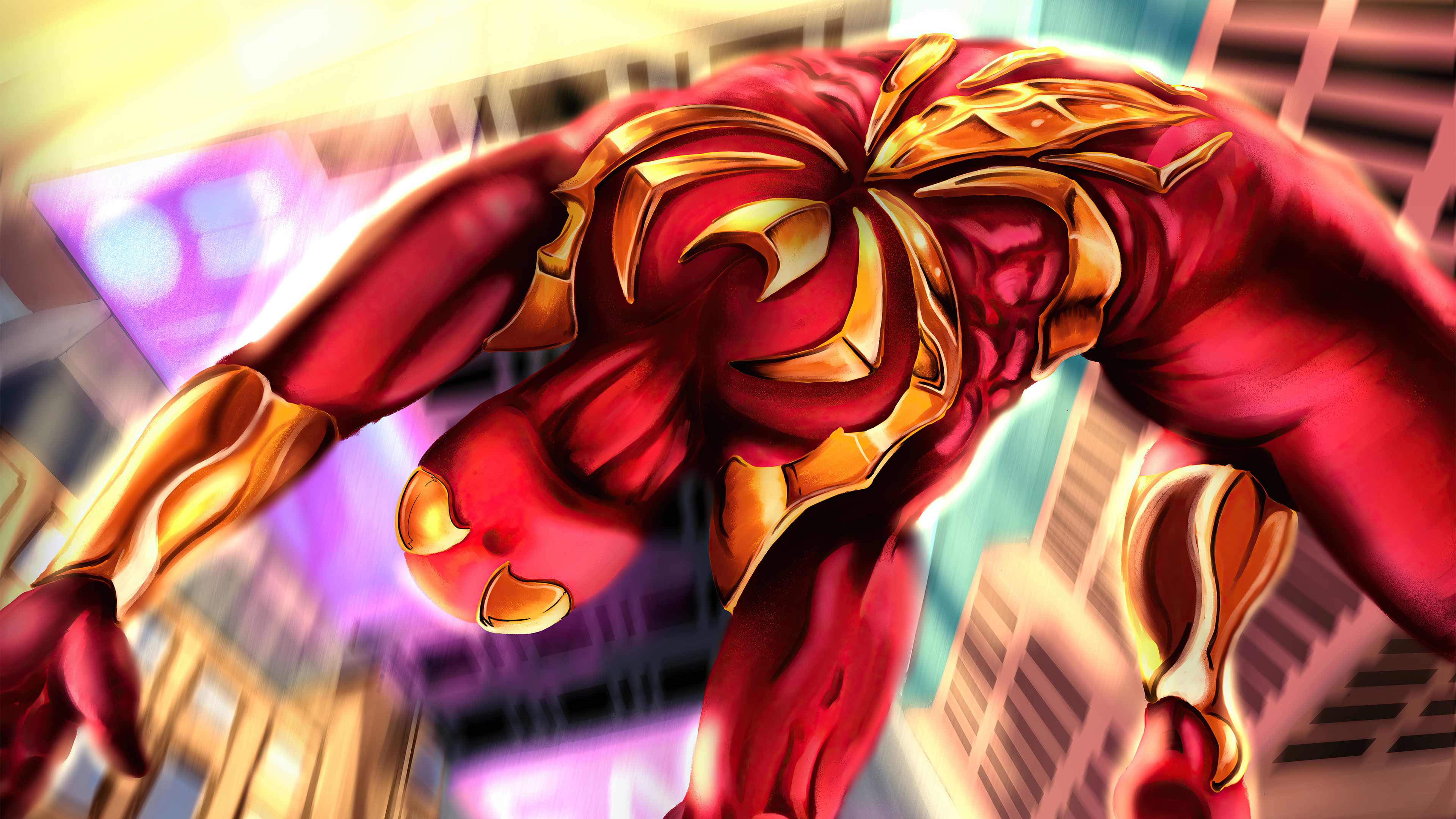 Marvel Comics Iron Spider 4K HD Wallpaper