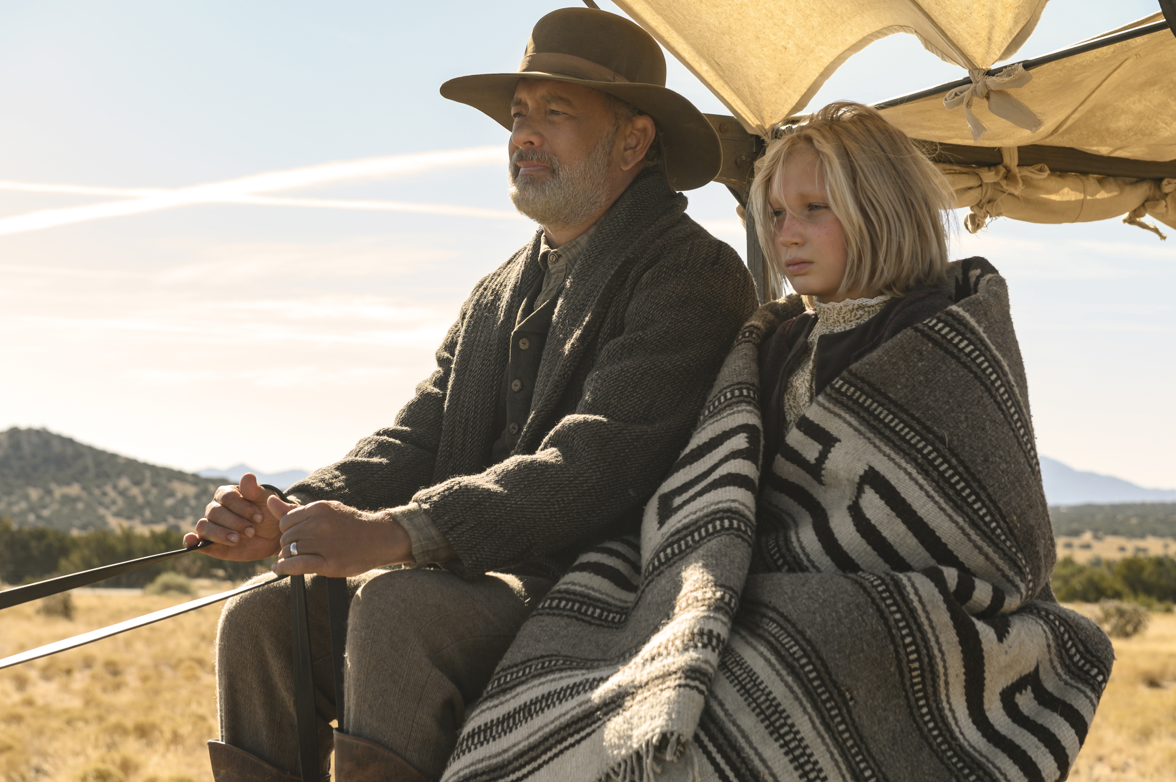 News of the World Tom Hanks and Helena Zengel HD Wallpaper