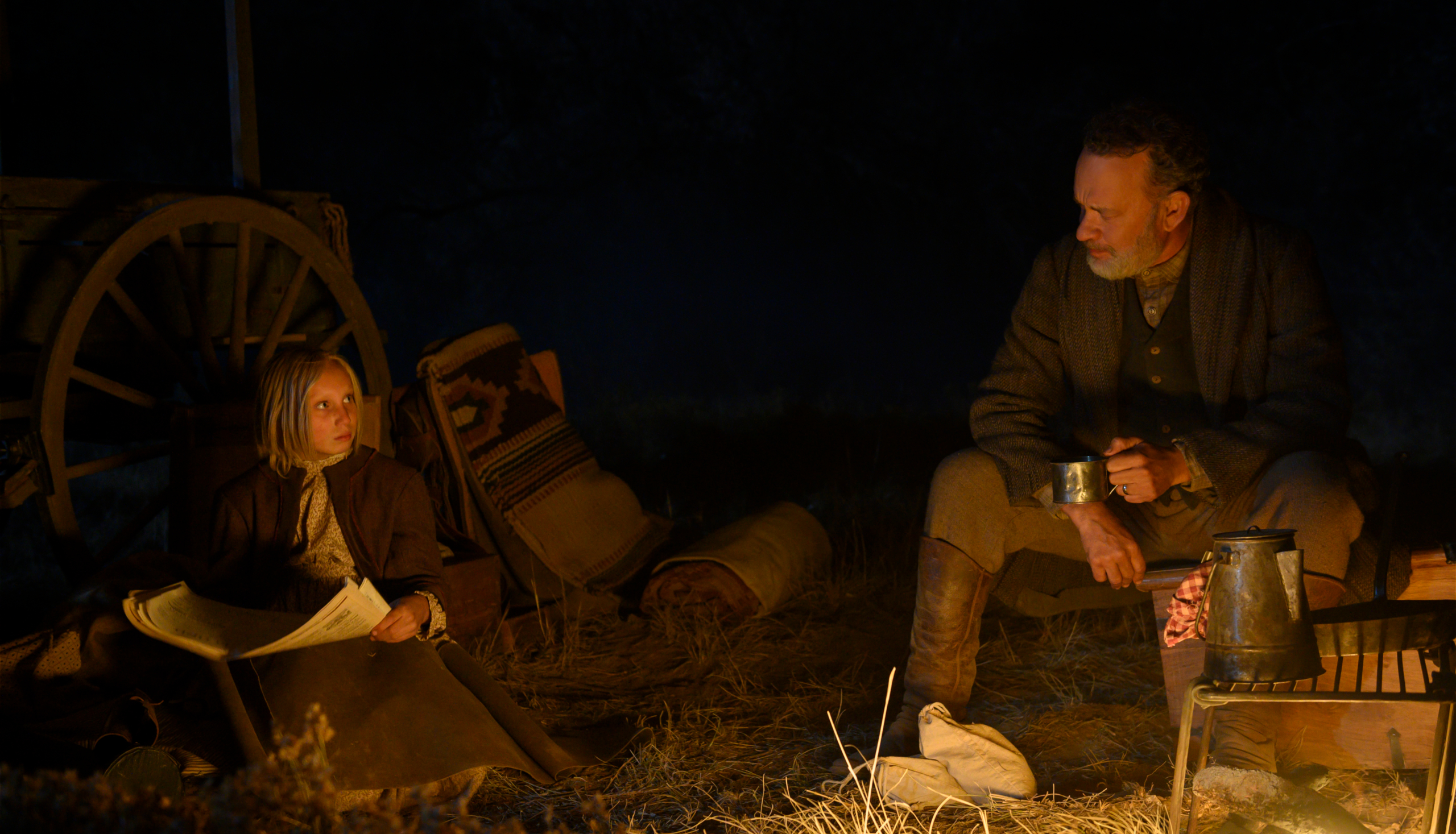 News of the World Tom Hanks and Helena Zengel HD Wallpaper