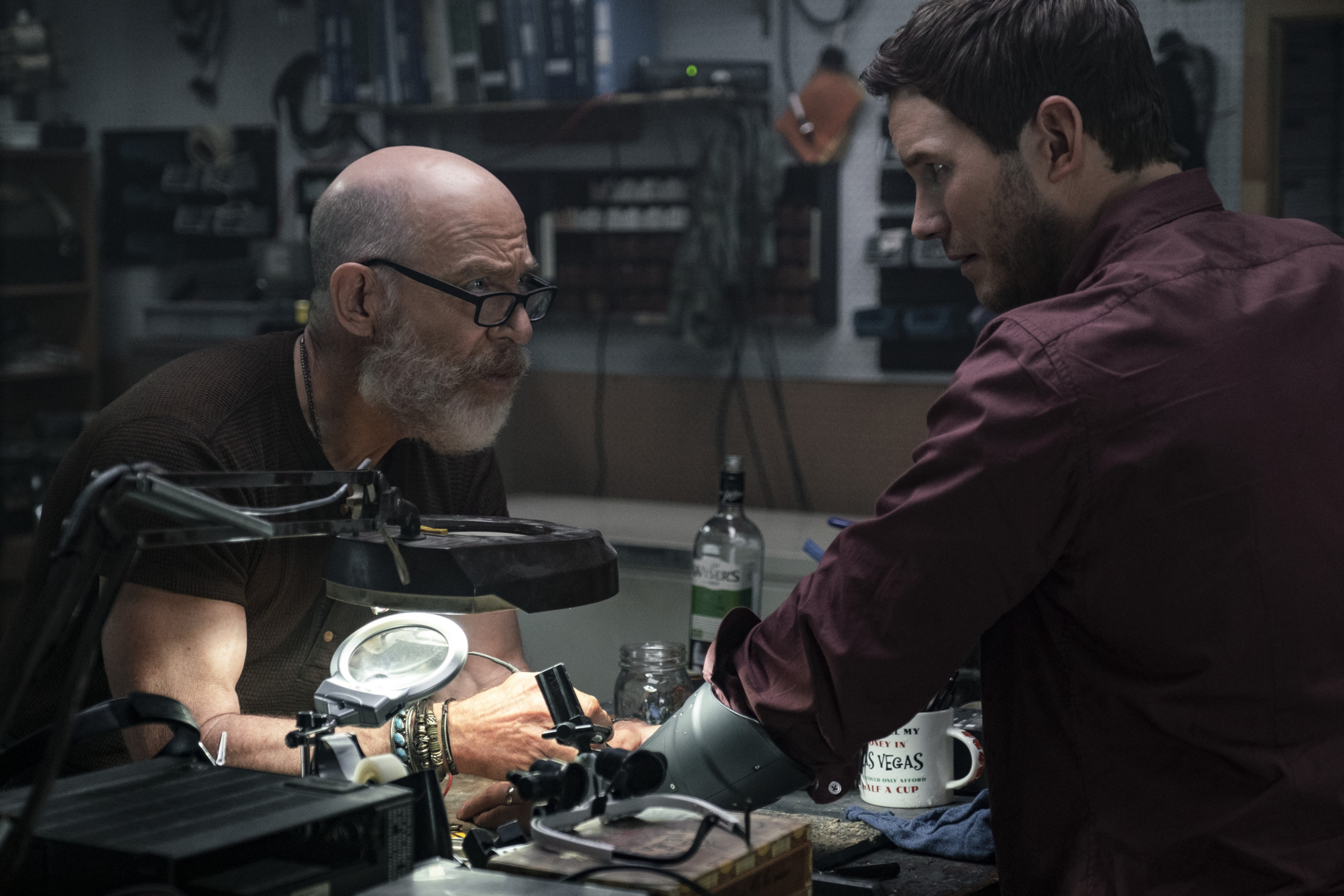 The Tomorrow War Chris Pratt and J.K. Simmons HD Wallpaper