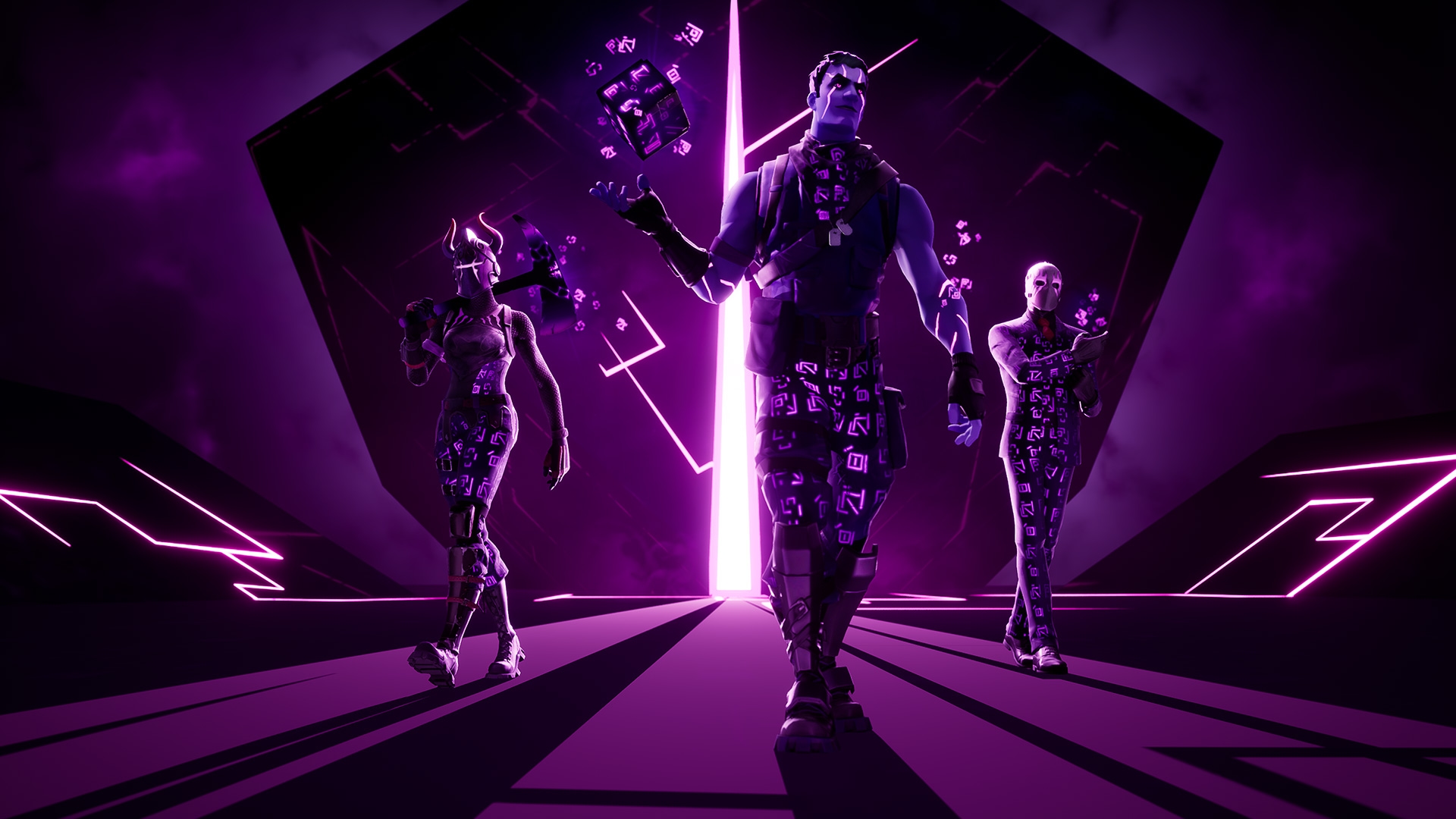 Fortnite Dark Legend Pack Characters HD Wallpaper