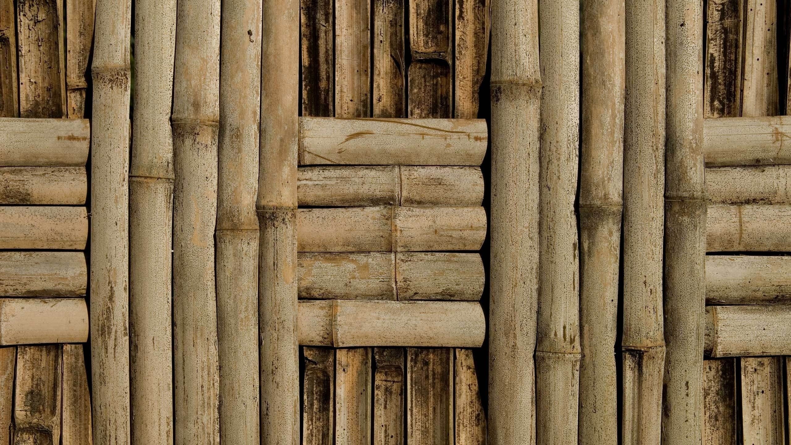 Woven Bamboo Wall Texture HD Wallpaper