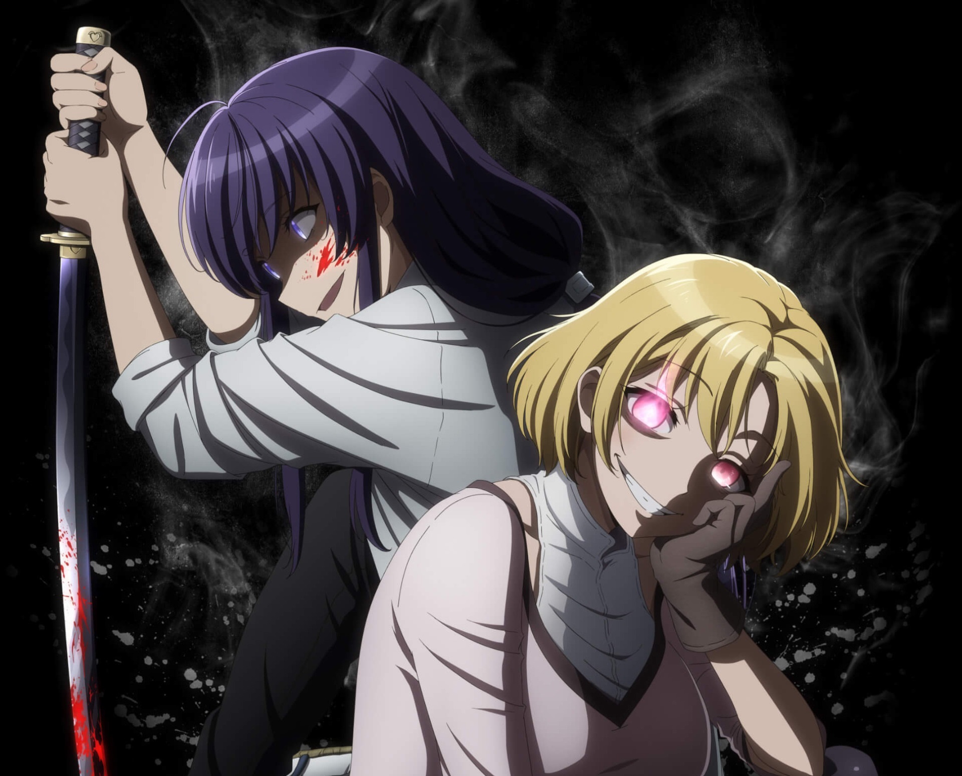 Mikoto Kibitsu and Saltorine Aldike HD Wallpaper