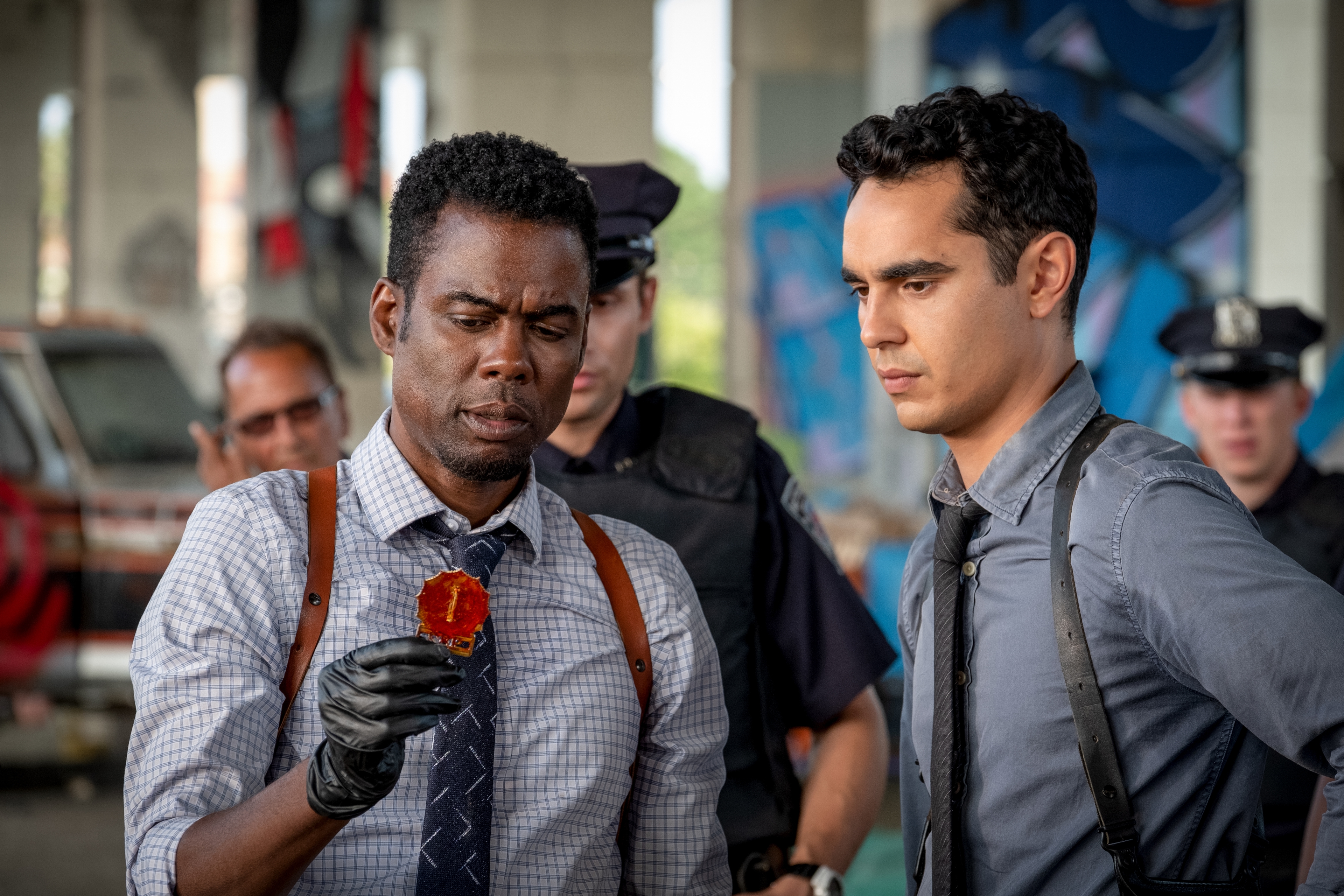 Chris Rock and Max Minghella as detectives HD Wallpaper
