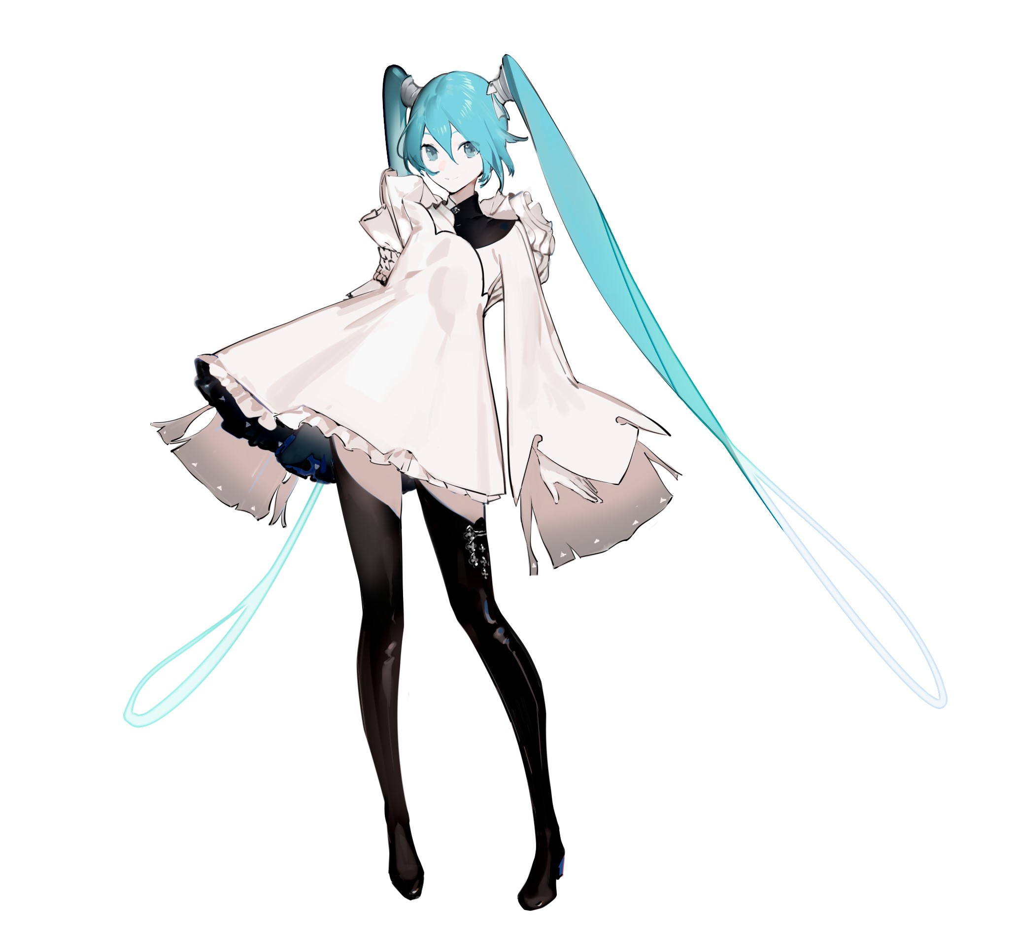 Hatsune Miku from Vocaloid artwork by SanMuYYB HD Wallpaper