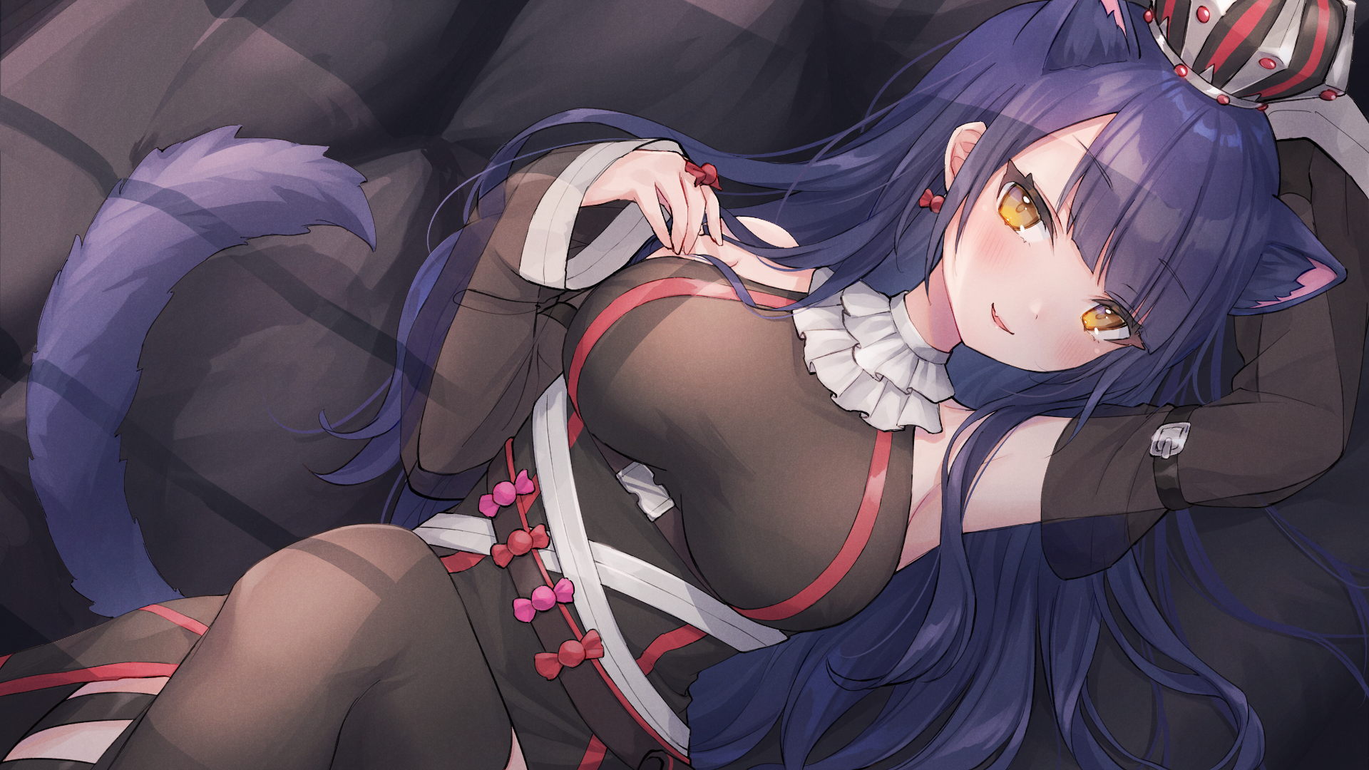 Shano Hiyori from Blue Archive cat girl HD Wallpaper